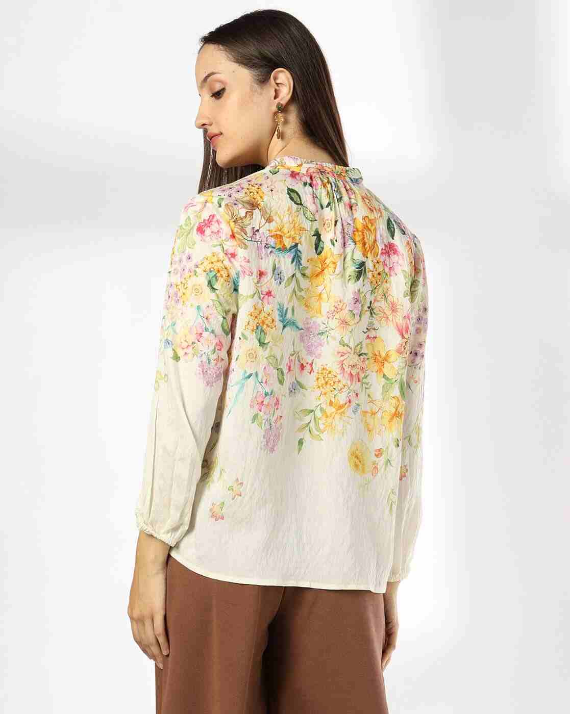 FIG | Women Floral Print Relaxed Fit Shirt|2