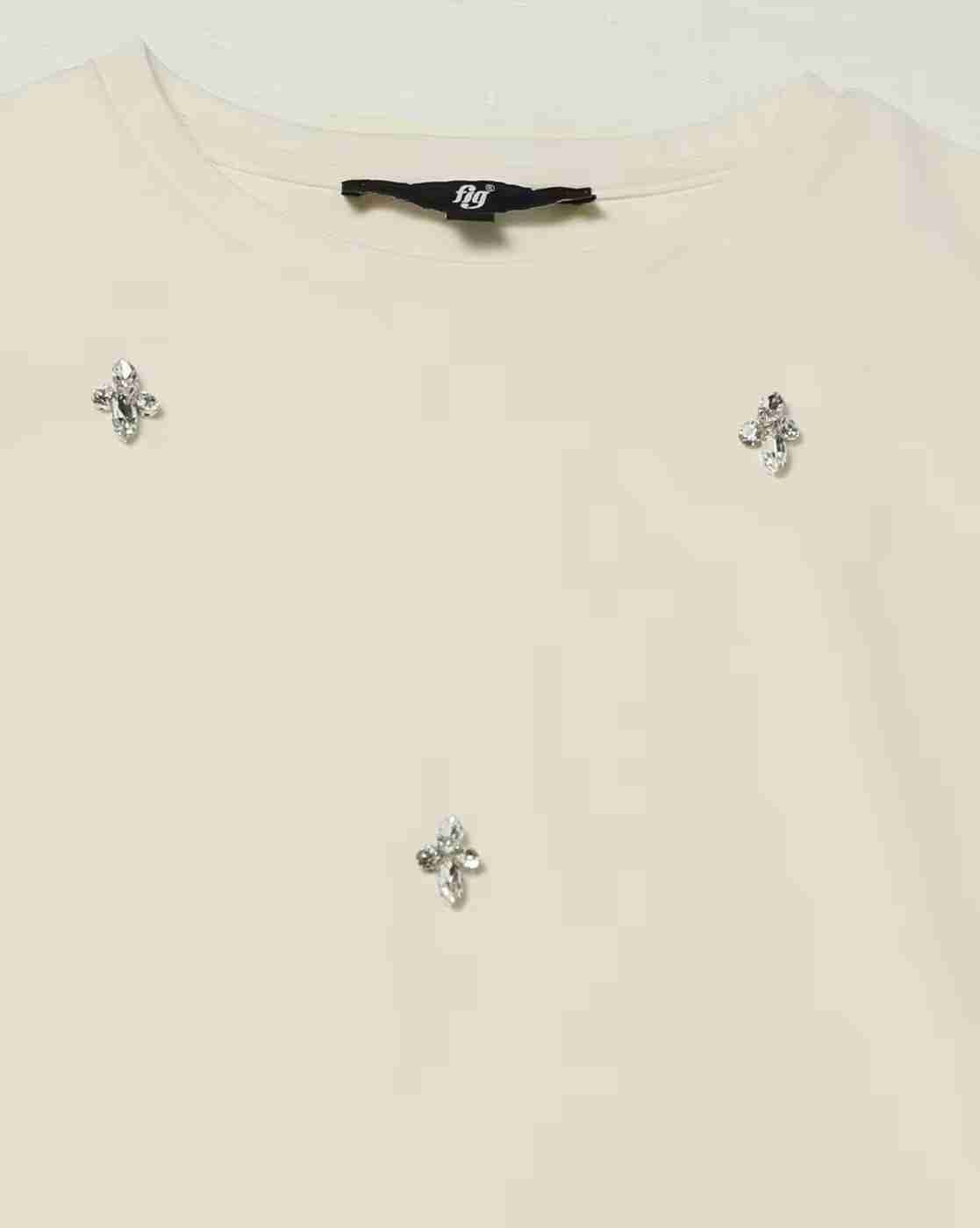 FIG | Women Round-Neck Relaxed Fit T-Shirt|4