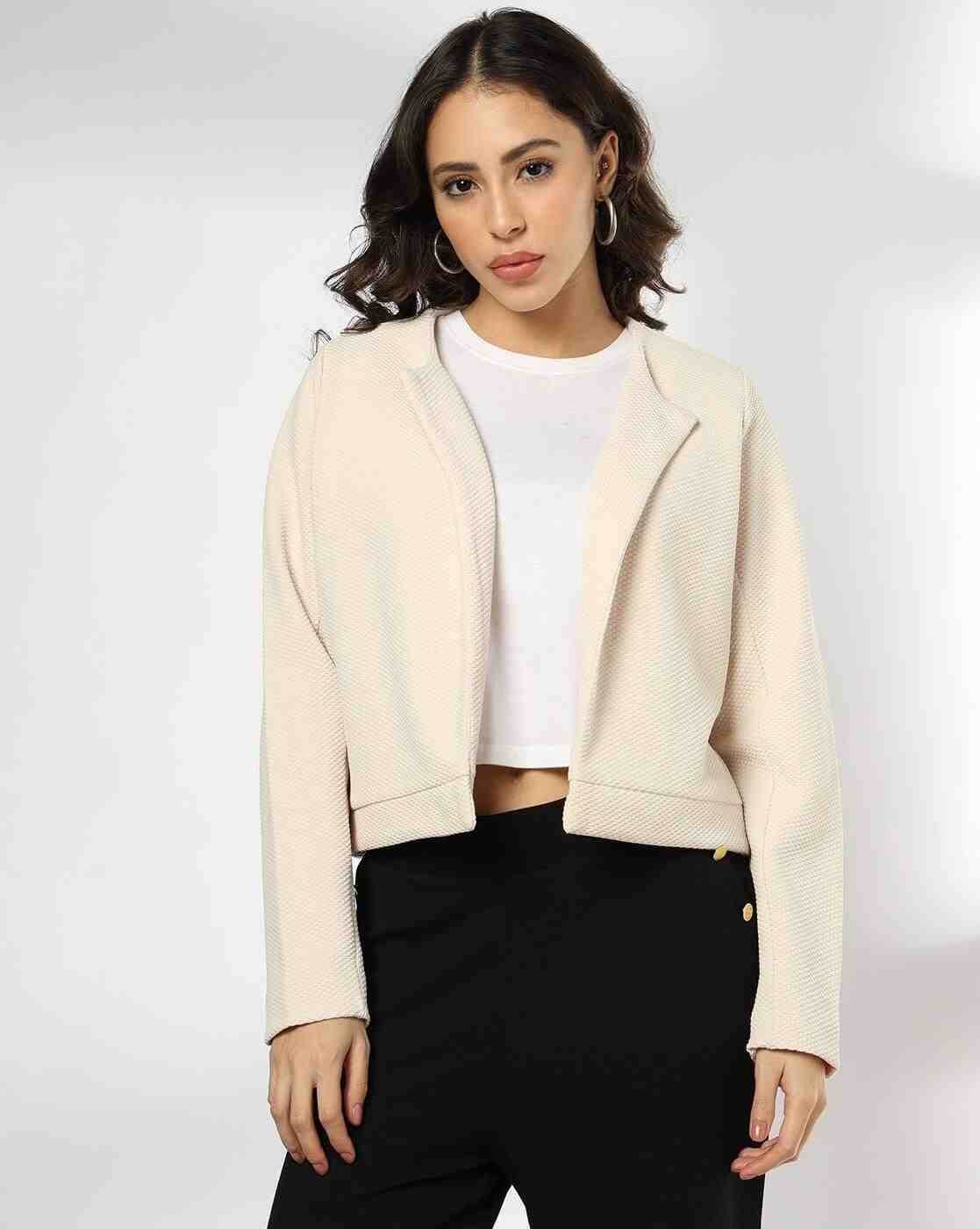 FIG | Women Regular Fit Front-Open Jacket|0