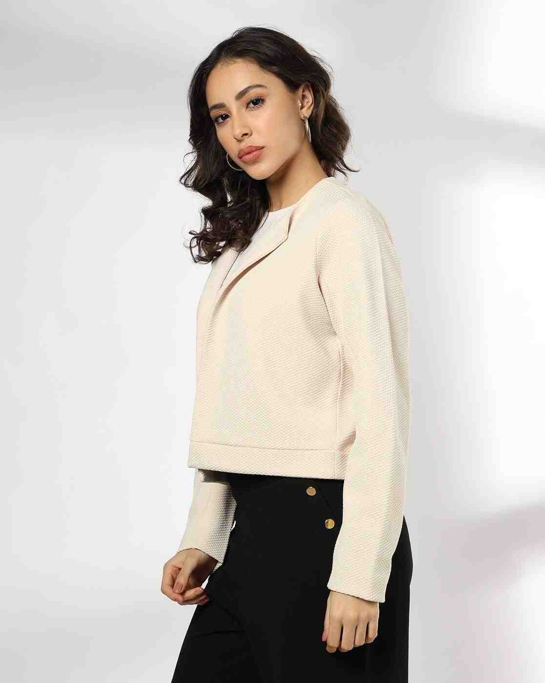 FIG | Women Regular Fit Front-Open Jacket|1