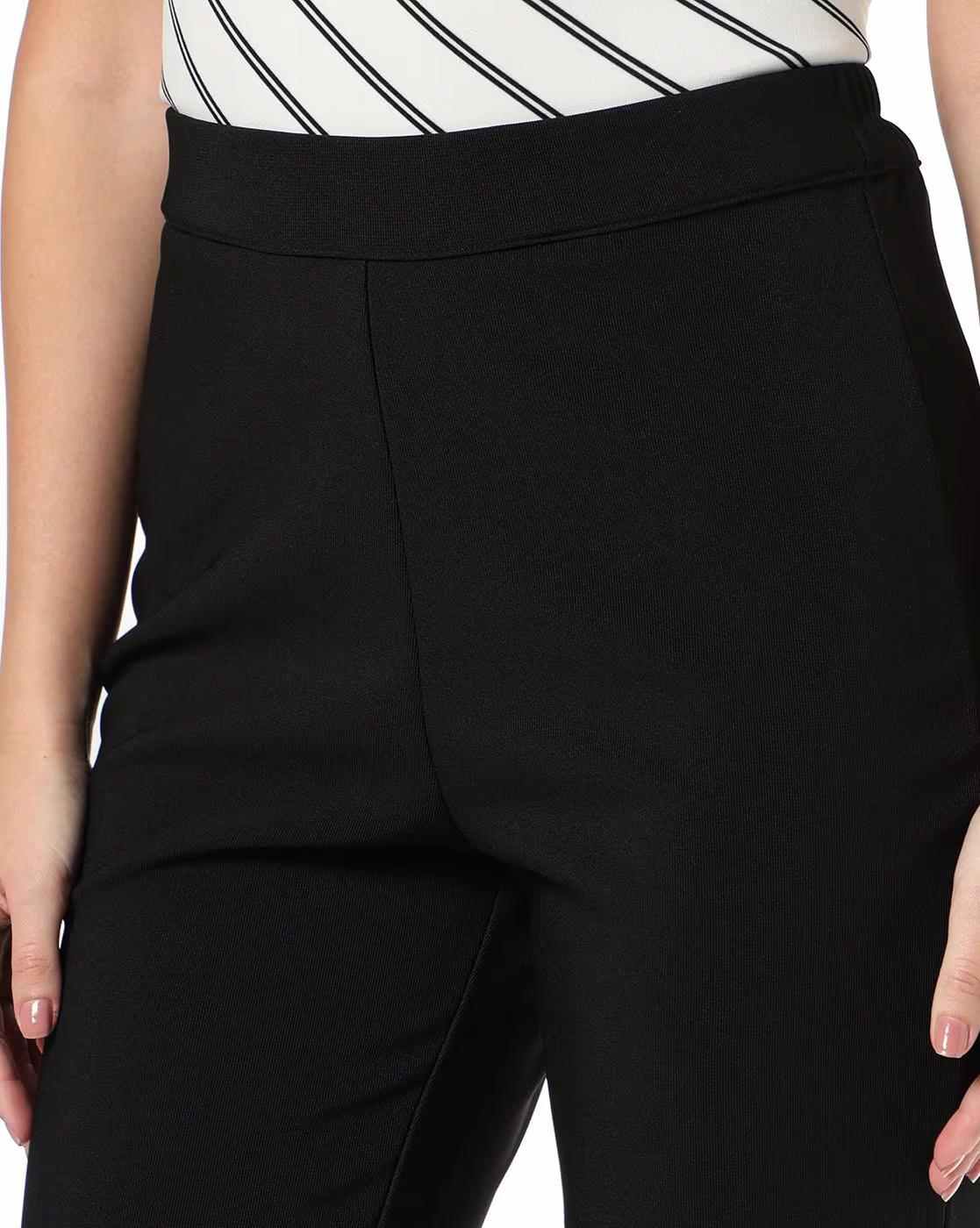 FIG | Women Wide-Leg Flat-Front Trousers|3
