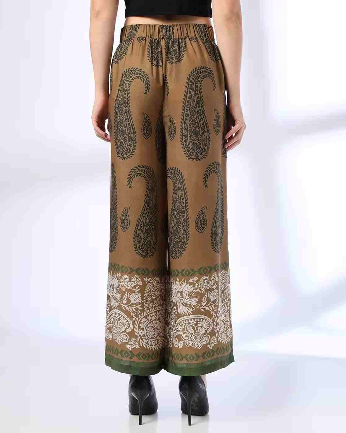 FIG | Women Paisley Print Wide-Leg Pants|2