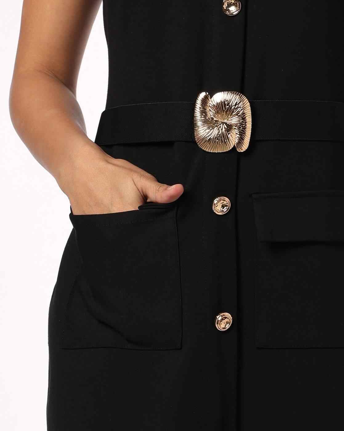 FIG | Women Belted Sheath Dress|4