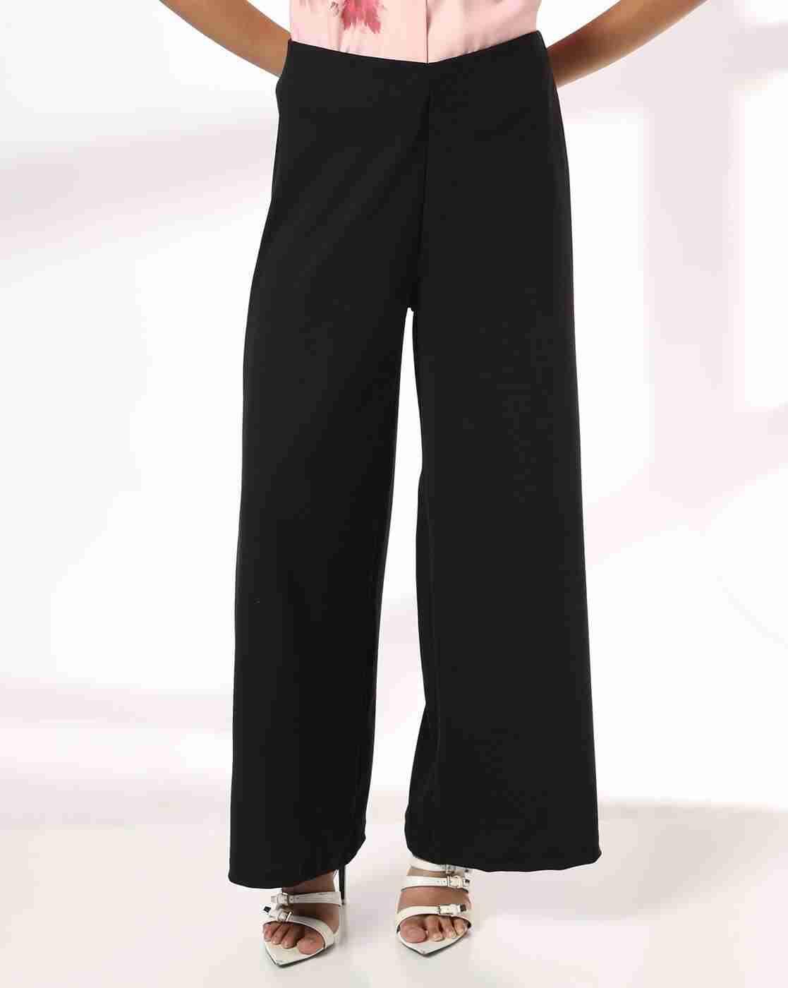 FIG | Women Flat-Front Wide-Leg Trousers|0