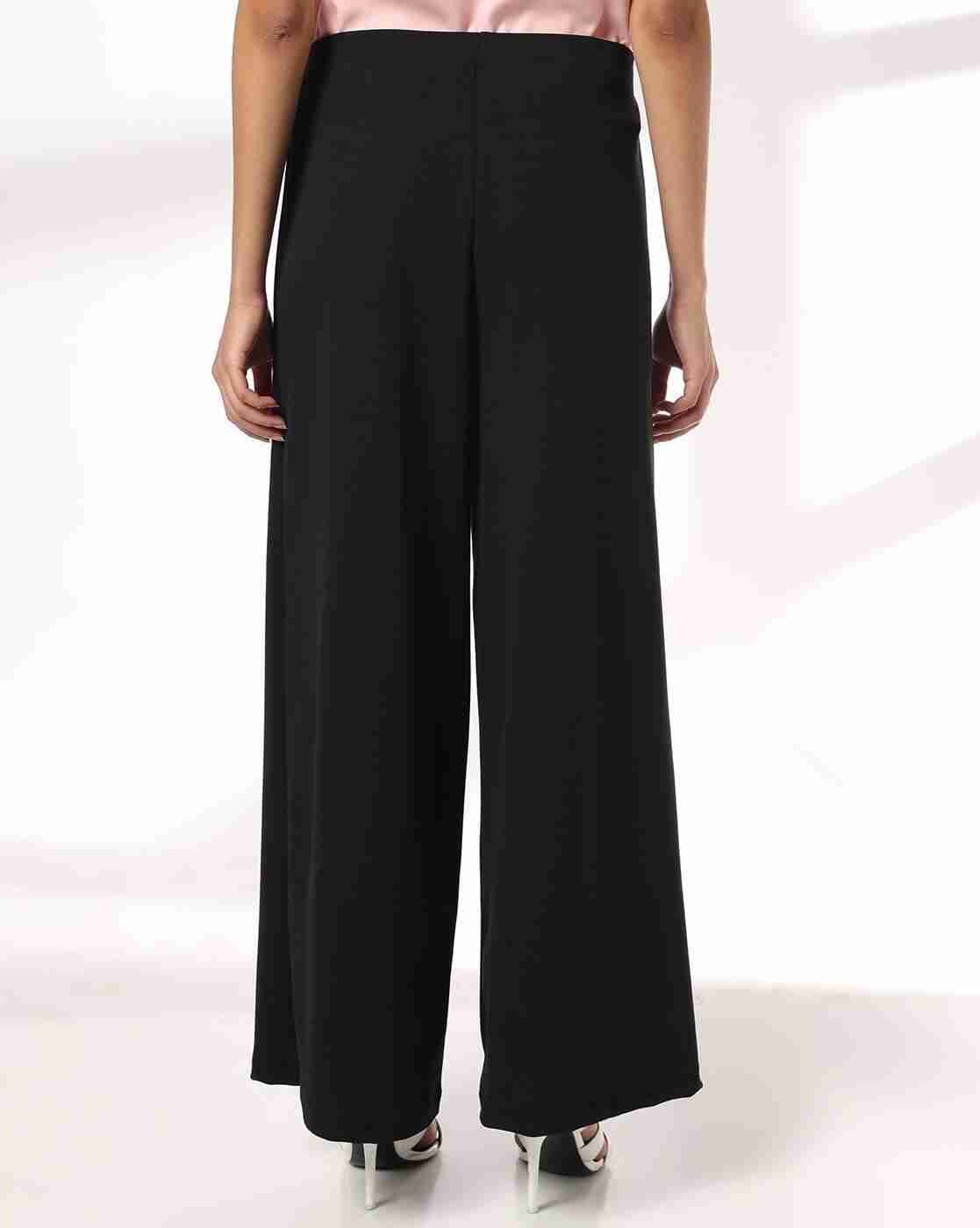 FIG | Women Flat-Front Wide-Leg Trousers|2