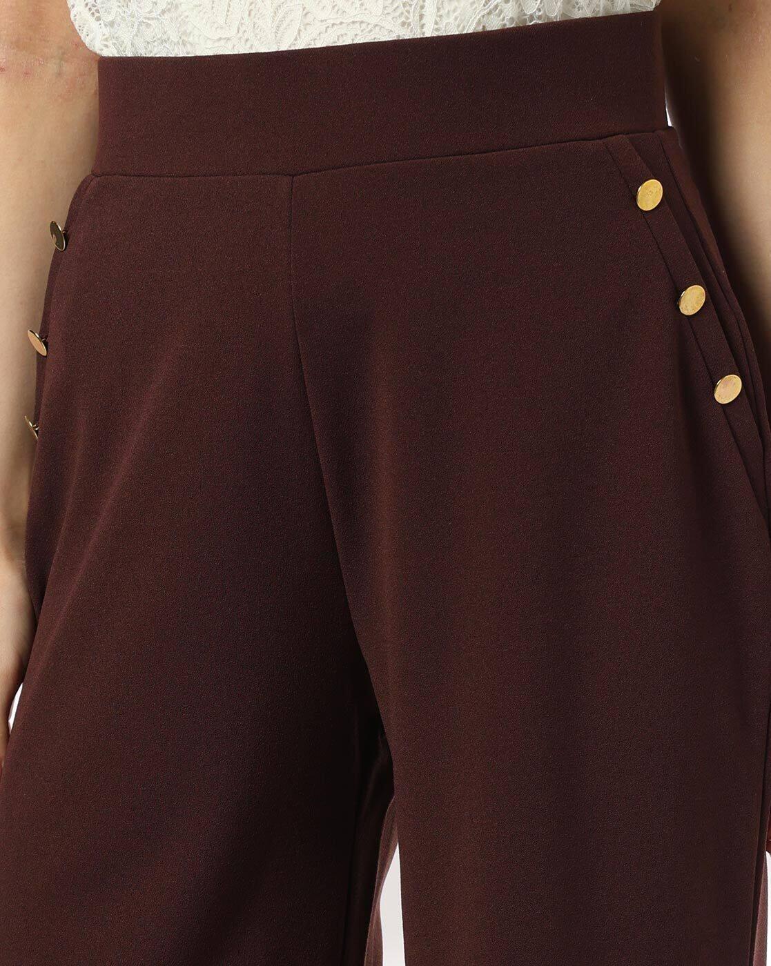 FIG | Women Regular Fit Flat-Front Pants|3