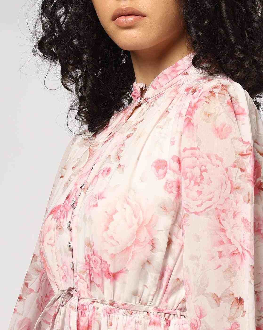 FIG | Women Floral Print Fit & Flare Dress|4