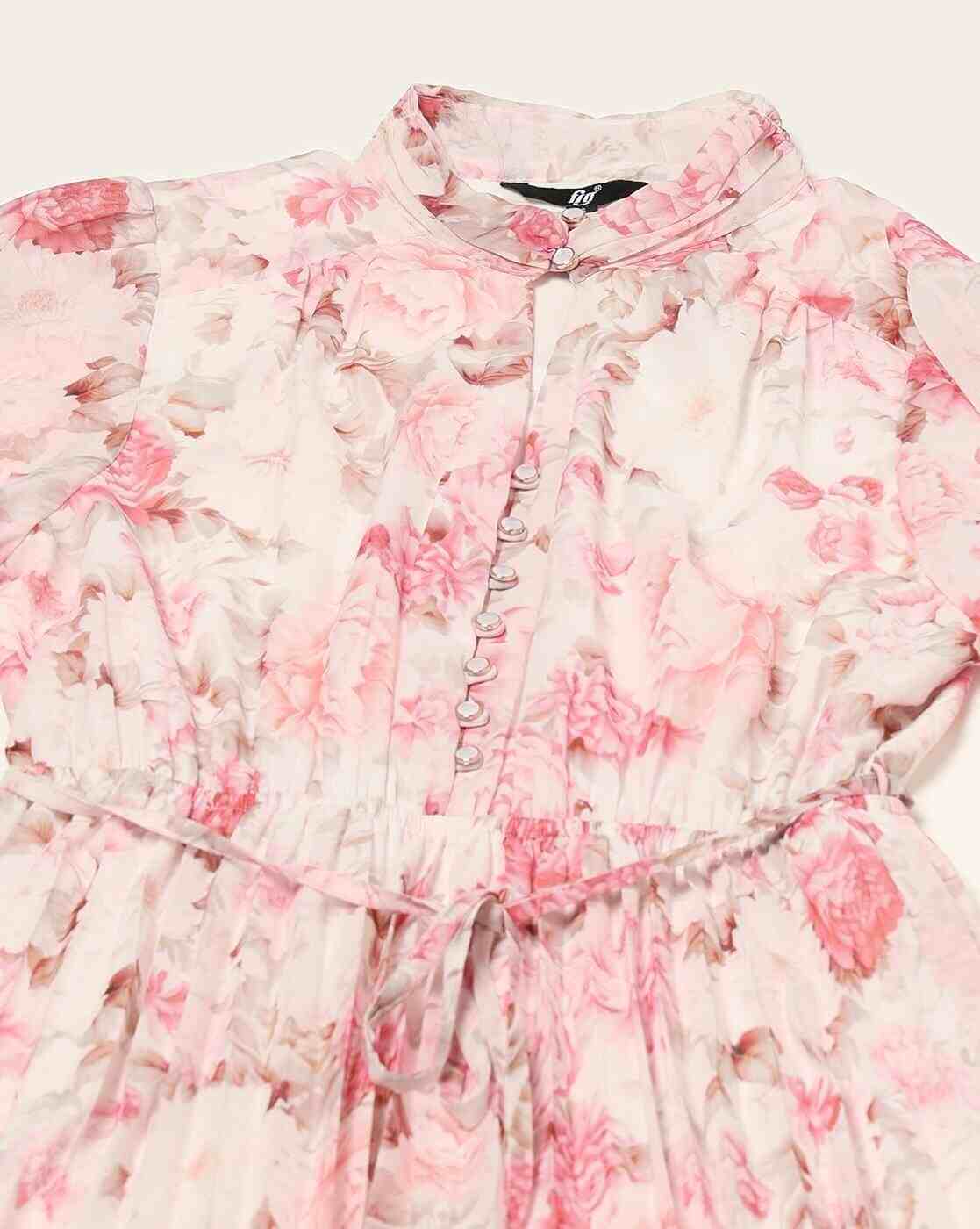 FIG | Women Floral Print Fit & Flare Dress|5
