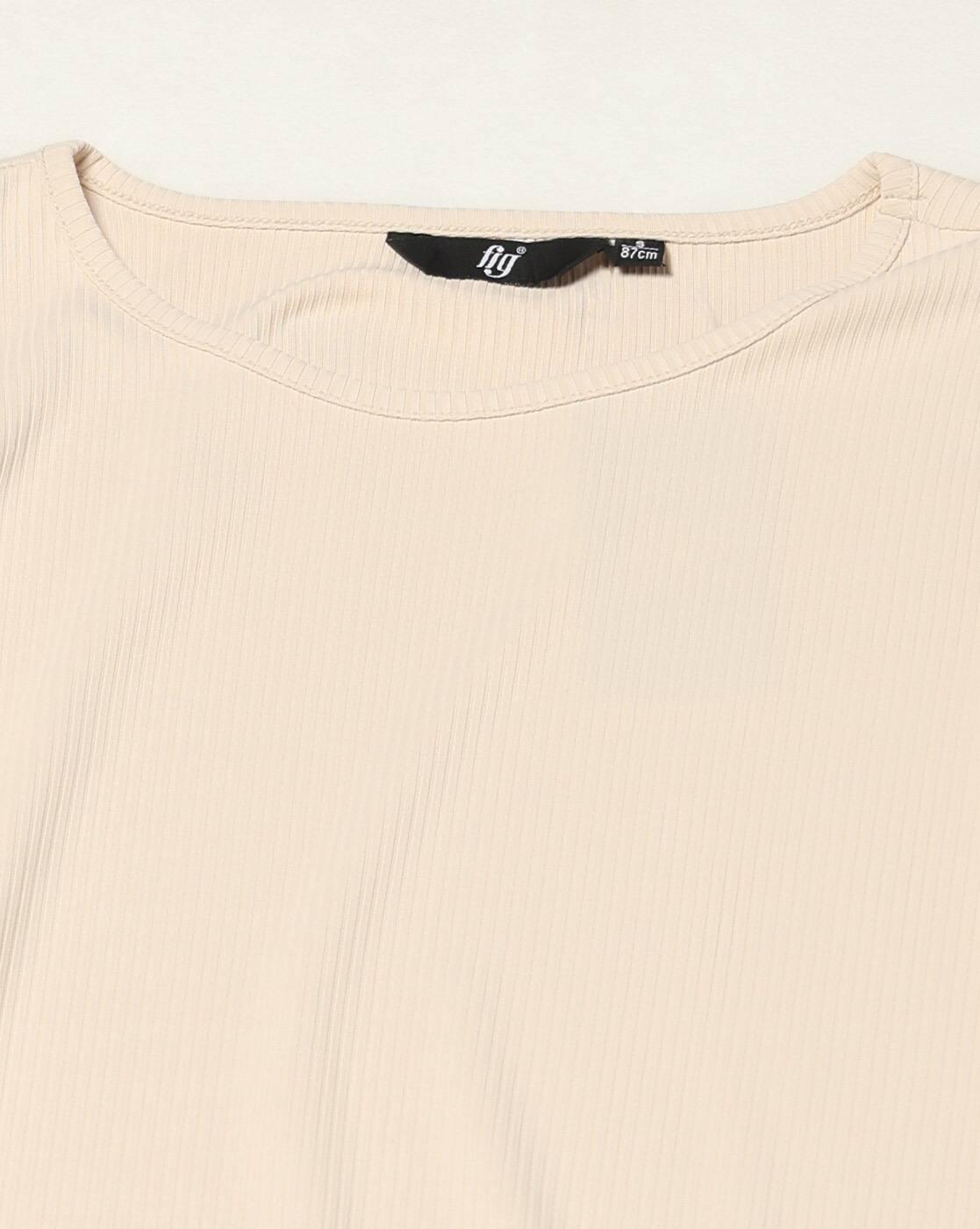 FIG | Women Ribbed Regular Fit Top|4