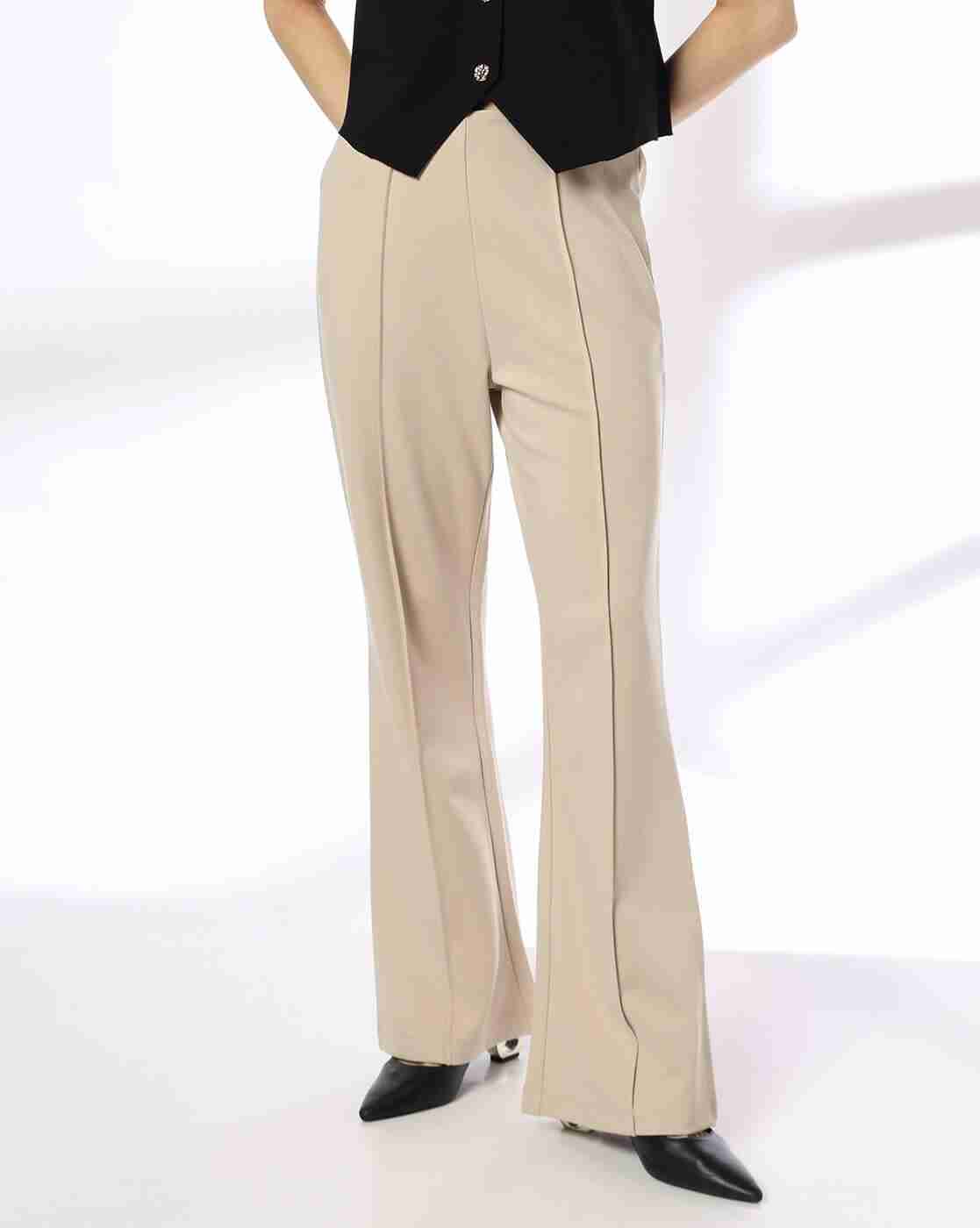 FIG | Women Relaxed Fit Flat-Front Trousers|0