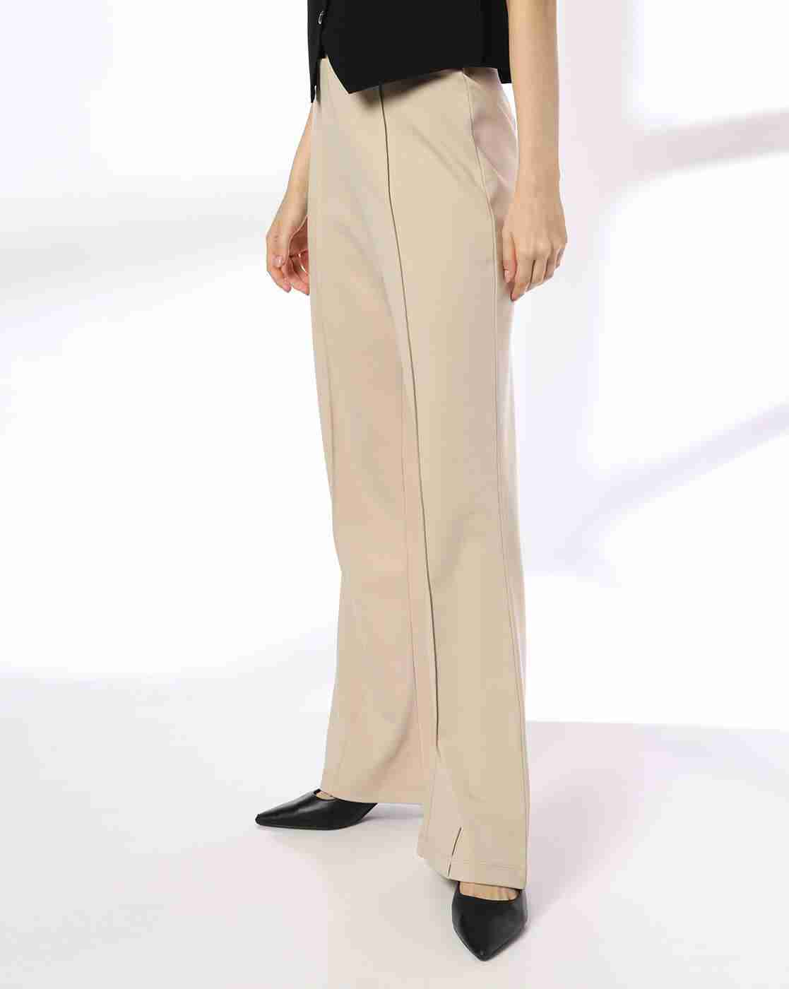 FIG | Women Relaxed Fit Flat-Front Trousers|1