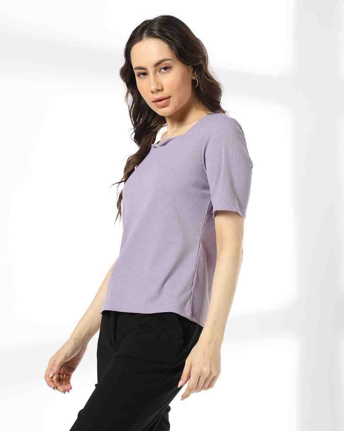 FIG | Women V-Notch Neck Knit Top|1
