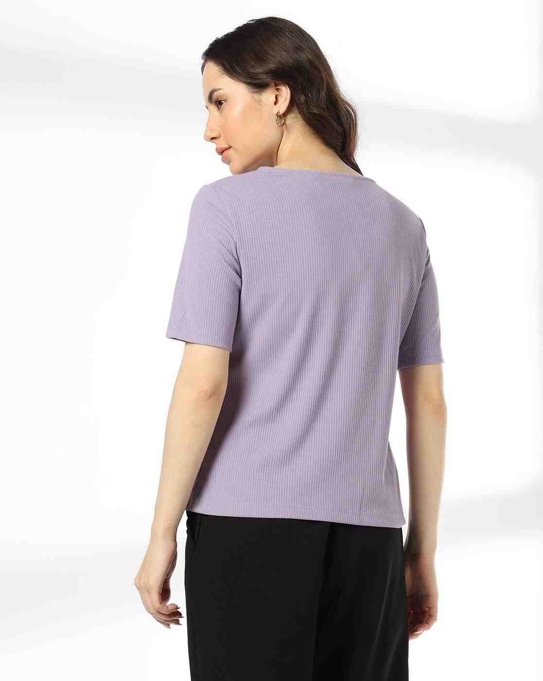FIG | Women V-Notch Neck Knit Top|2