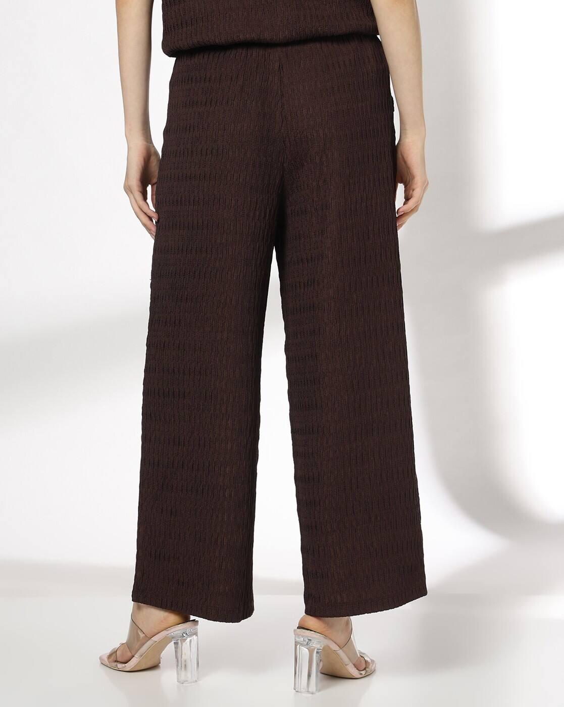 FIG | Women Patterned Wide-Leg Flat-Front Pants|2