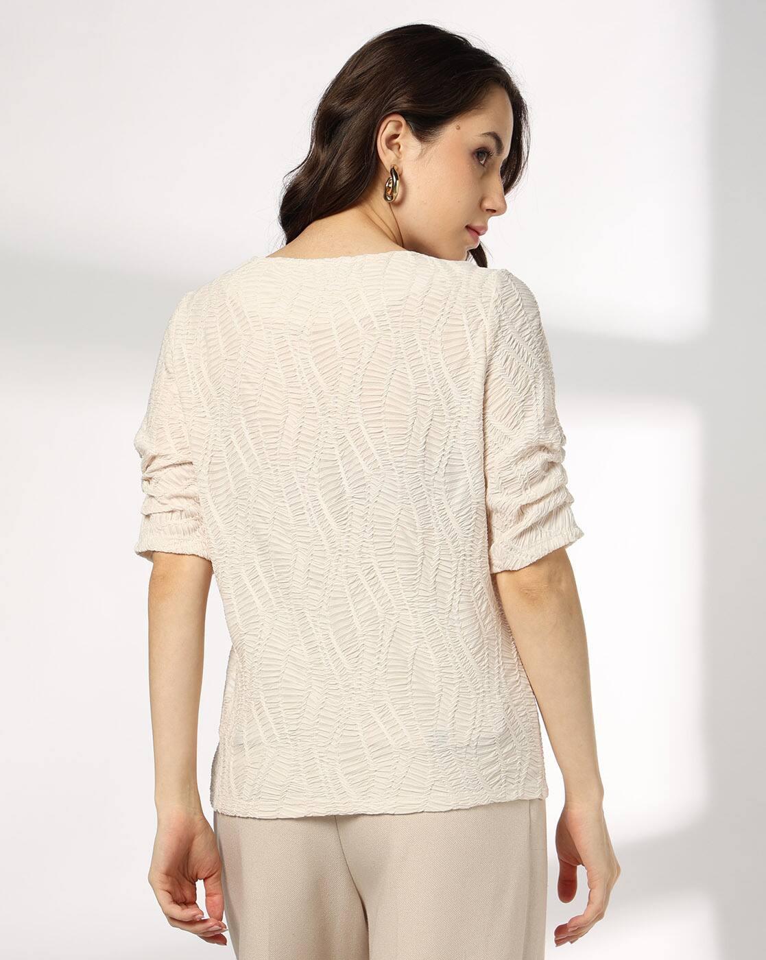 FIG | Women Regular Fit Round-Neck T-Shirt|2