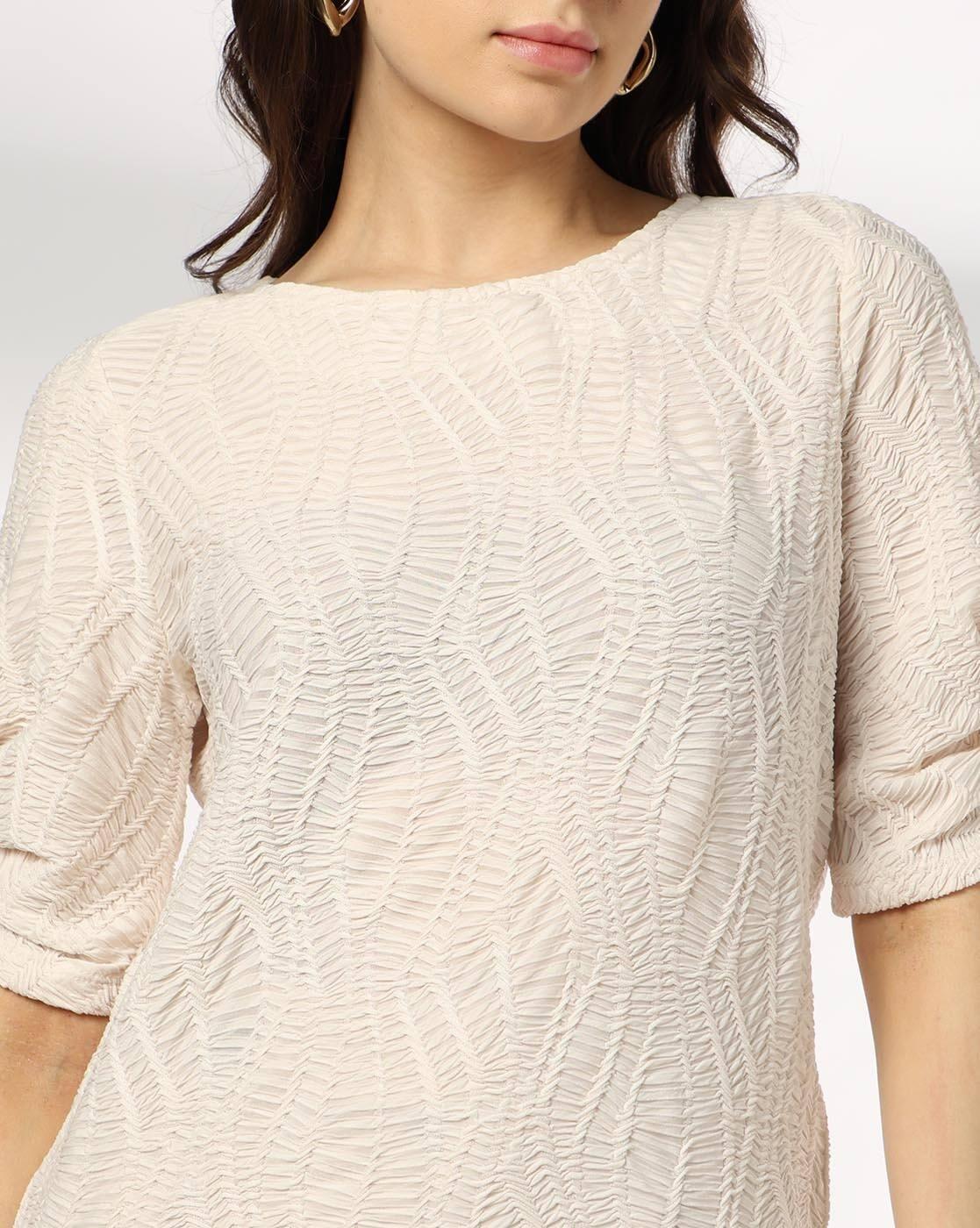 FIG | Women Regular Fit Round-Neck T-Shirt|3