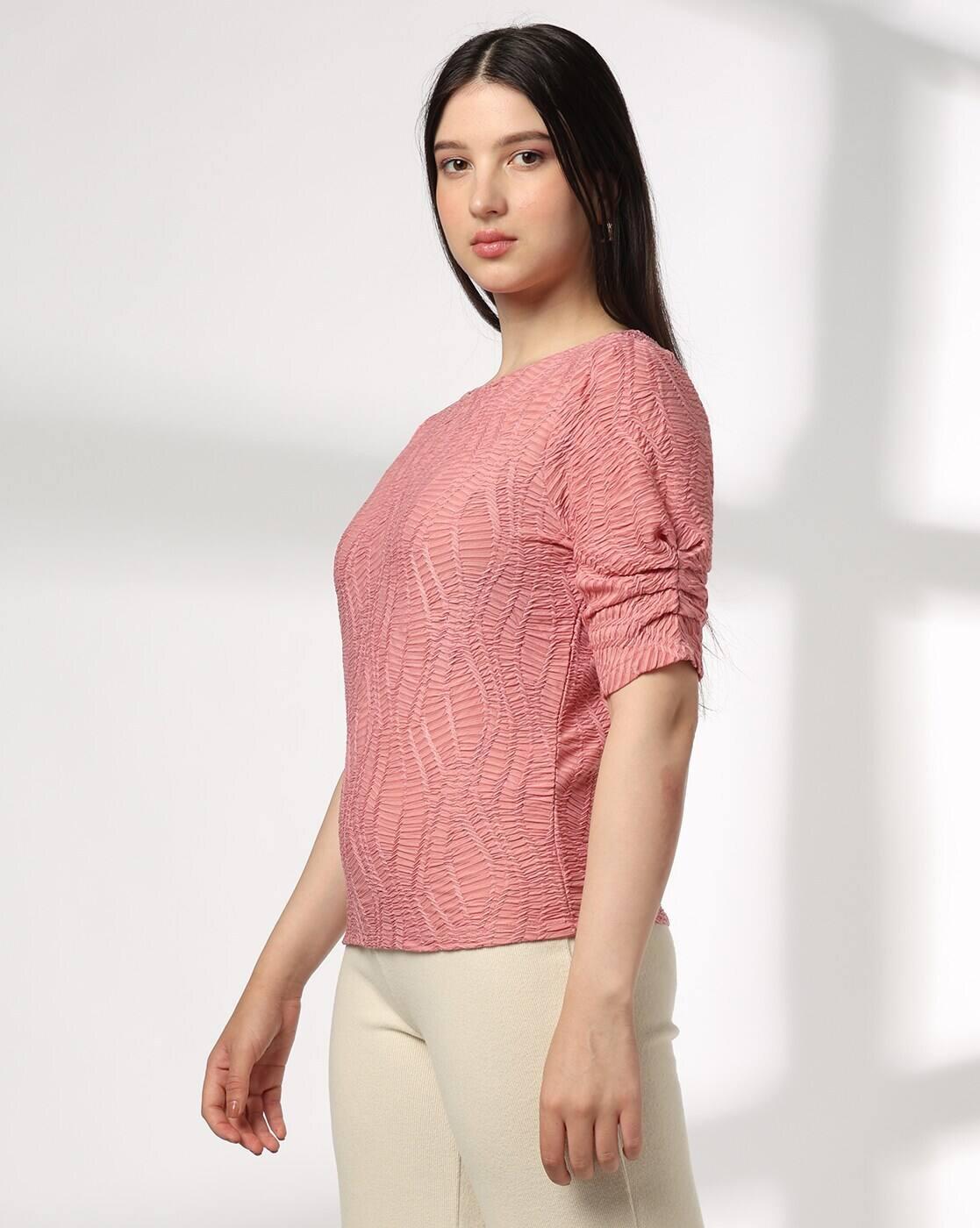 FIG | Women Regular Fit Round-Neck T-Shirt|1