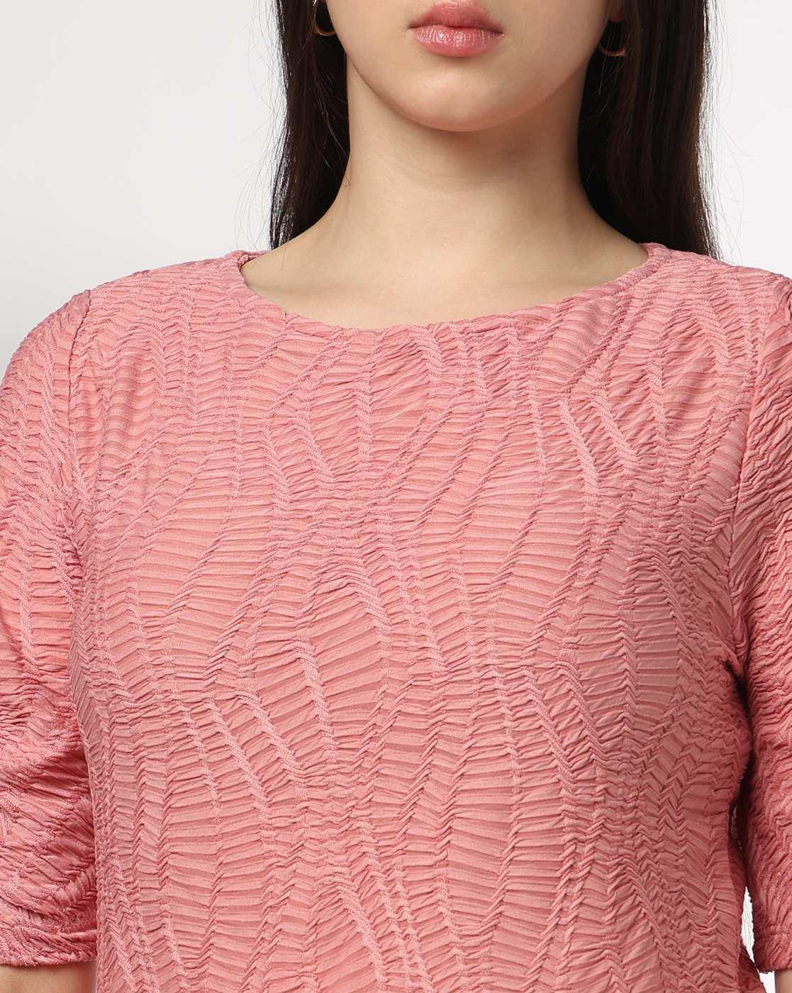FIG | Women Regular Fit Round-Neck T-Shirt|3