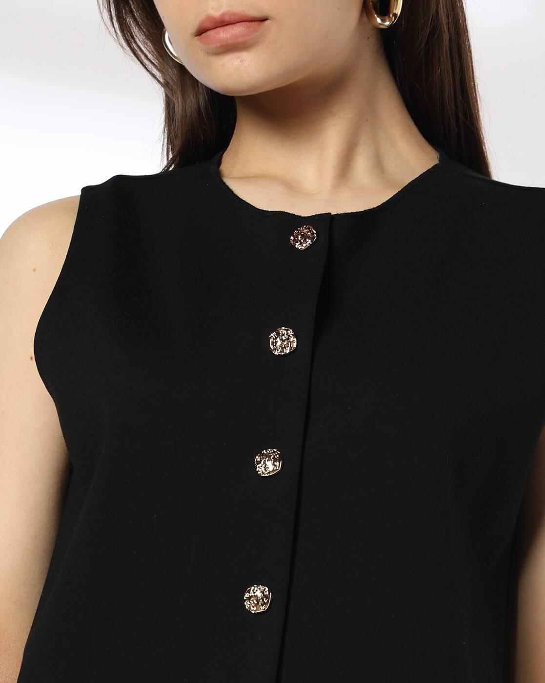 FIG | Women Regular Fit Single-Breasted Waistcoat|3