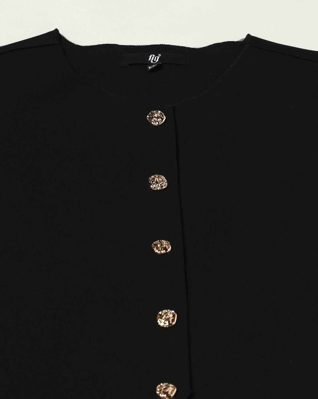 FIG | Women Regular Fit Single-Breasted Waistcoat|4