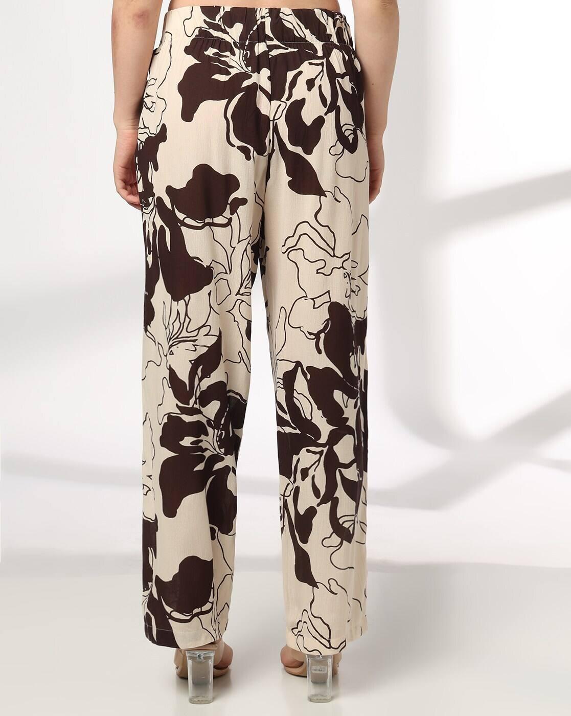 FIG | Women Floral Print Straight Fit Pants|2