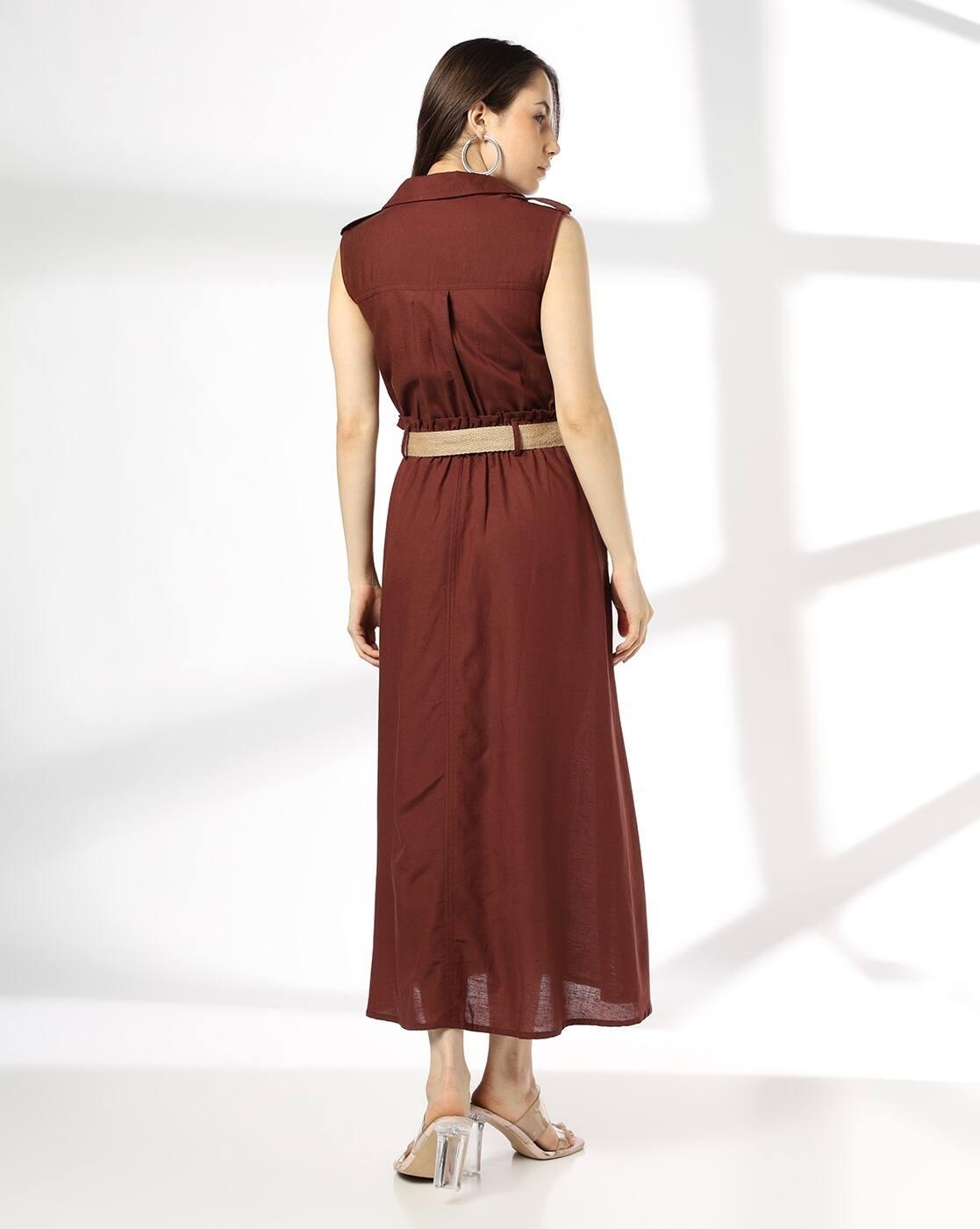 FIG | Women Shirt Dress with Belt|2