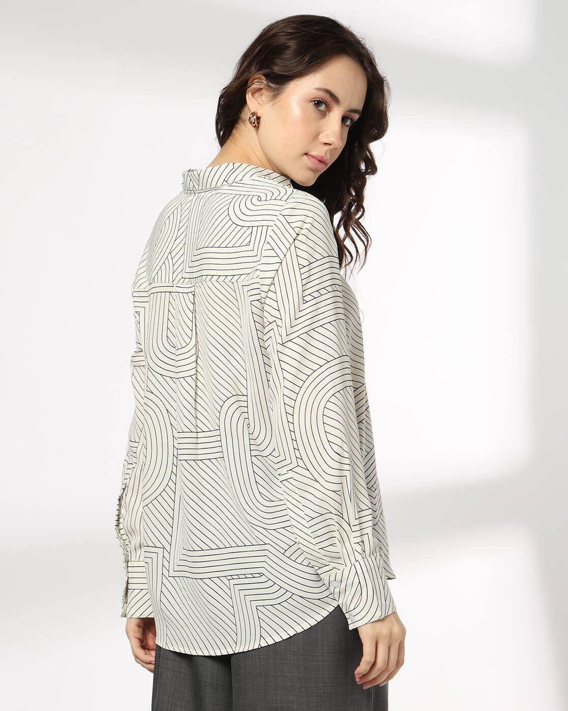 FIG | Women Printed Regular Fit Classic Shirt|2
