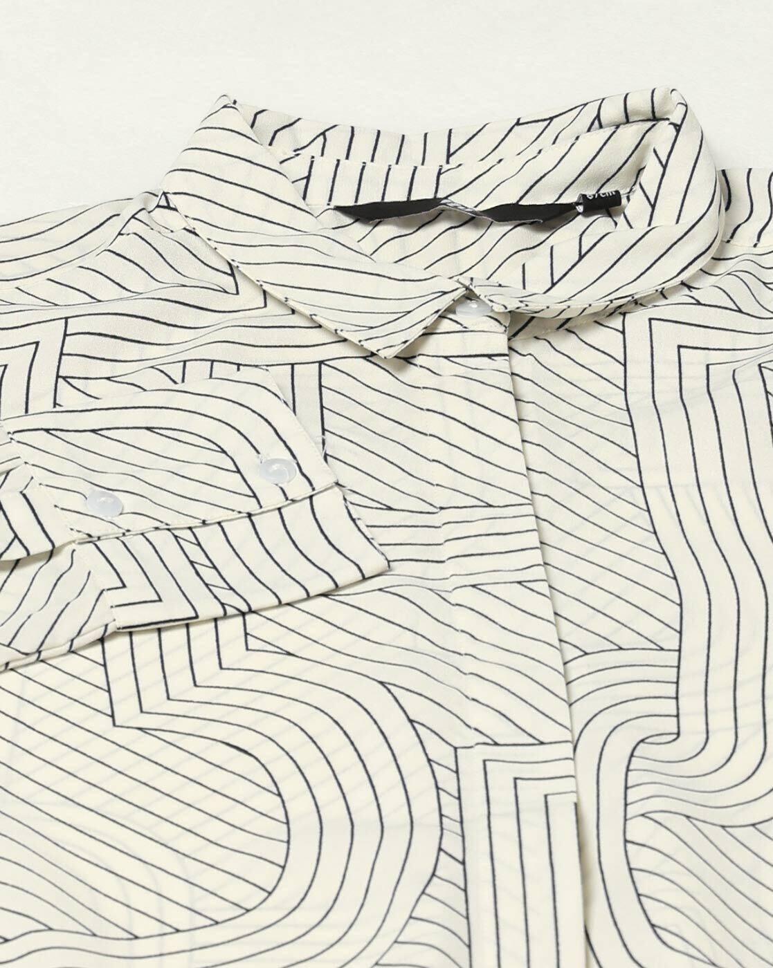 FIG | Women Printed Regular Fit Classic Shirt|4