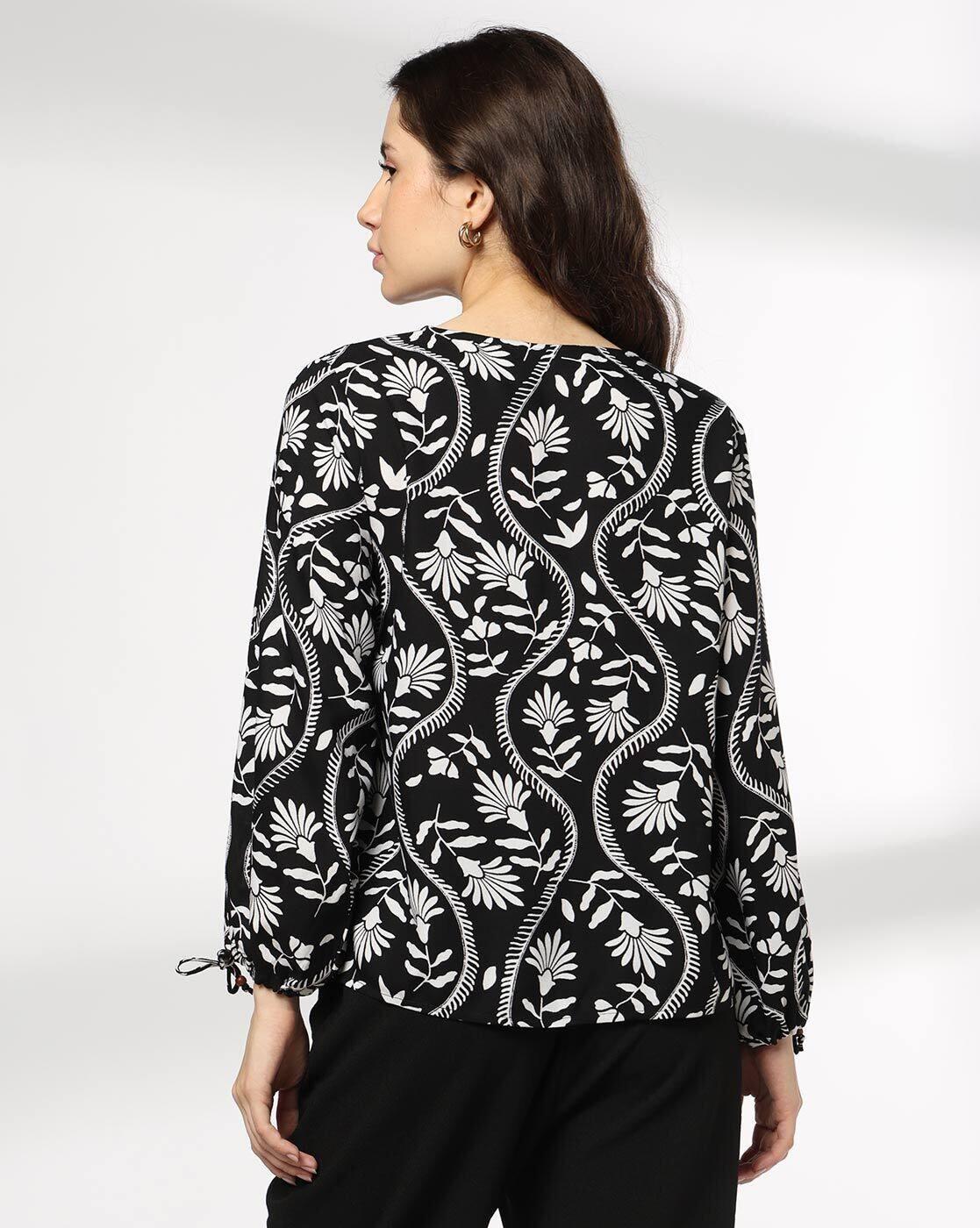 FIG | Women Floral Print Regular Fit Top|2