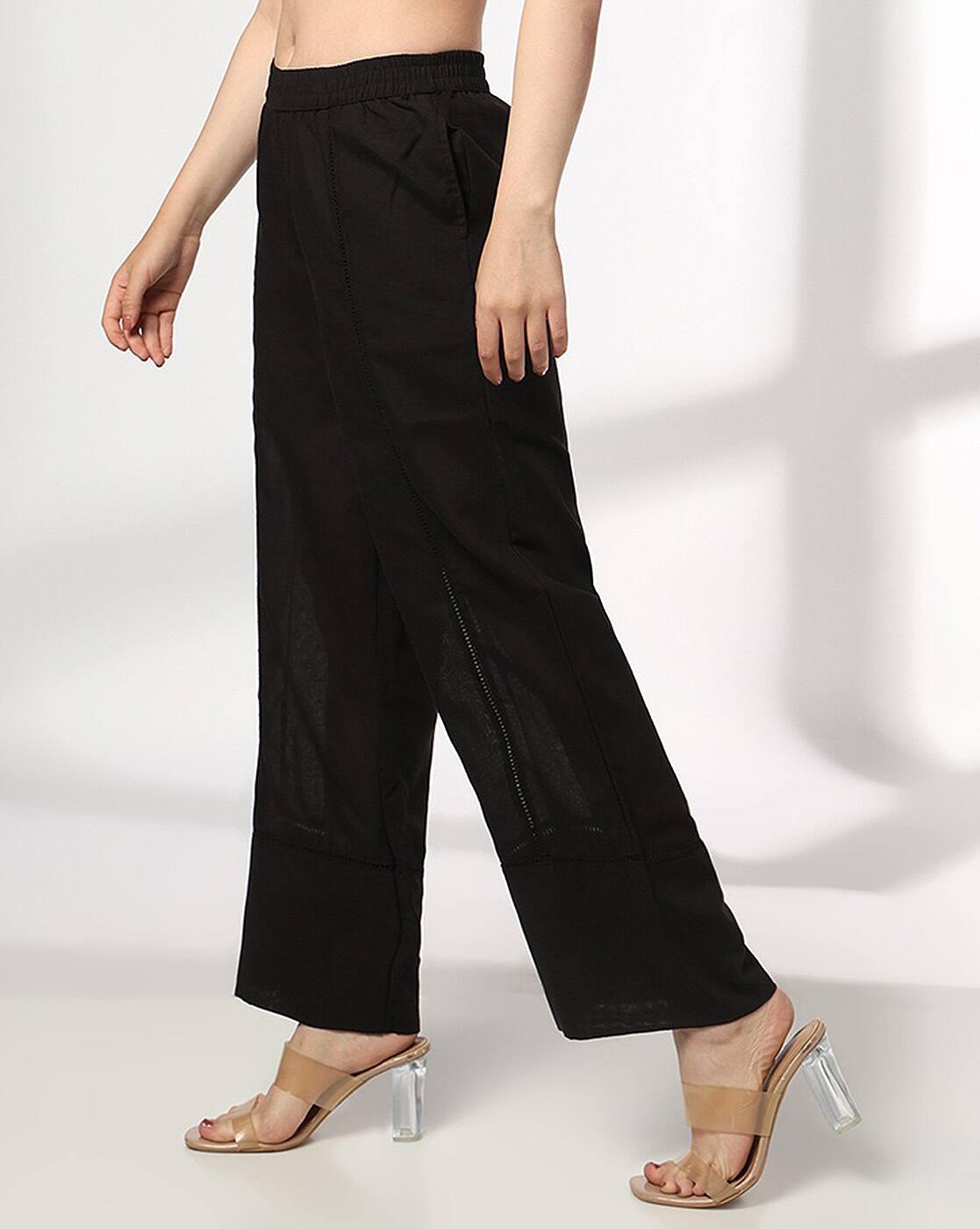 FIG | Women Mid-Rise Relaxed Fit Trousers|1