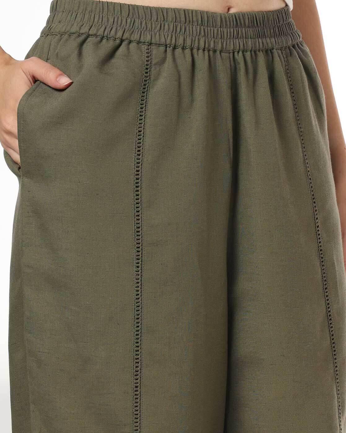 FIG | Women Mid-Rise Relaxed Fit Trousers|3