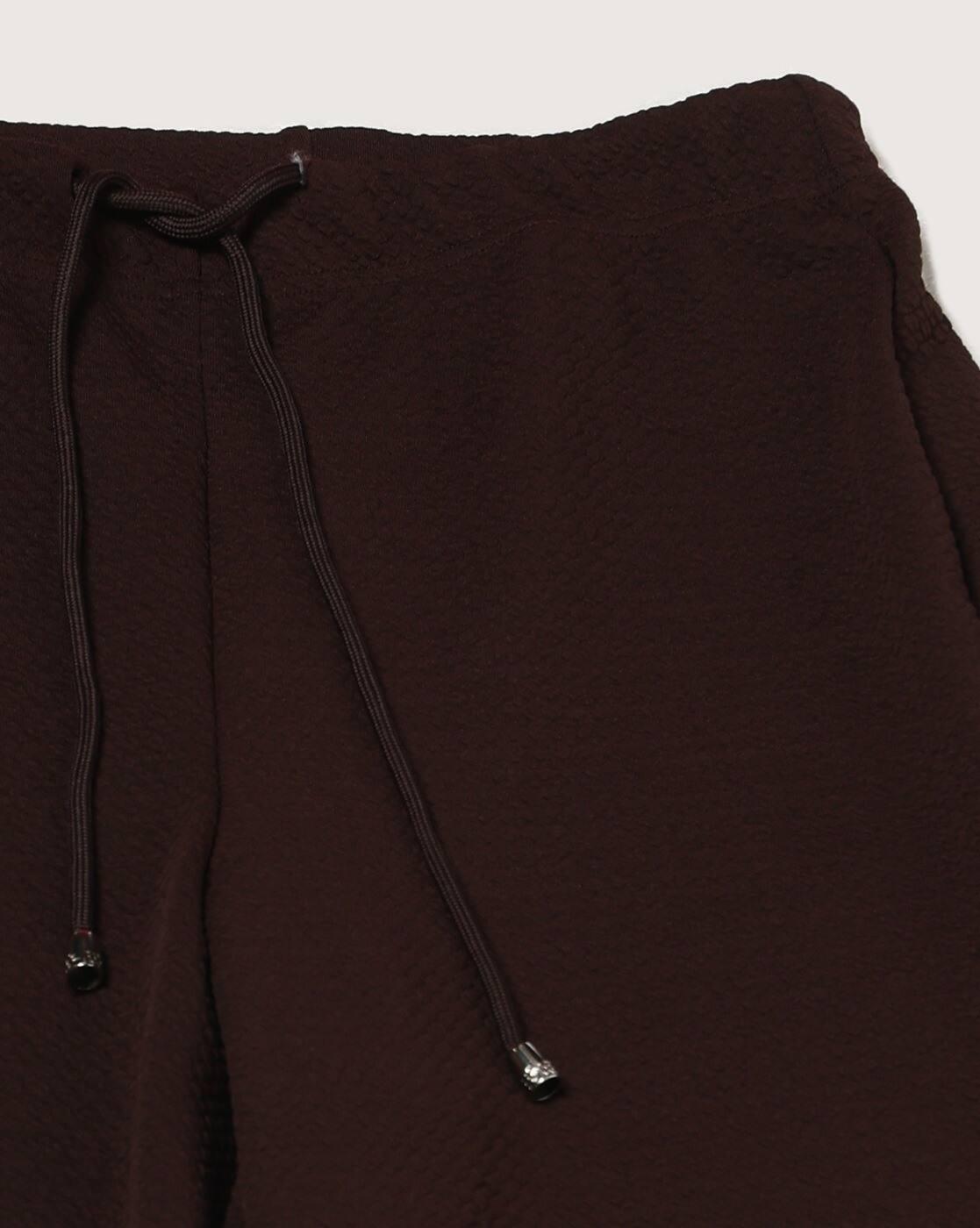 FIG | Women Patterned Relaxed Fit Flat-Front Pants with Drawcord|4