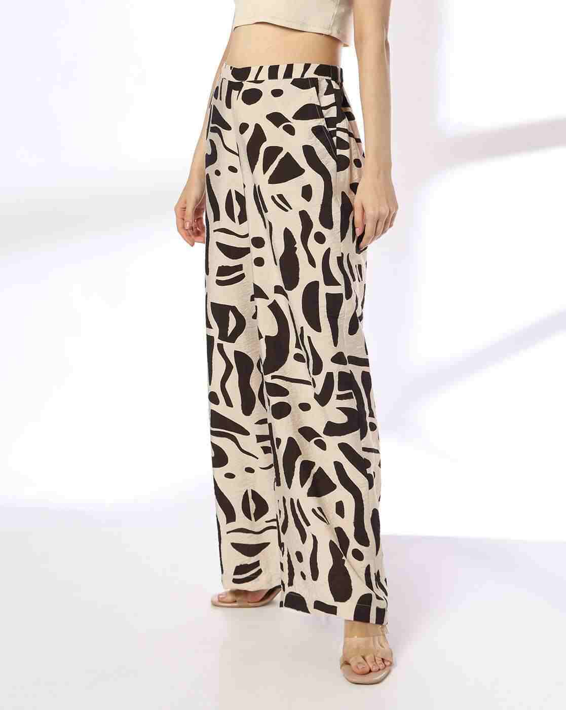 FIG | Women Printed Relaxed Fit Pants|1
