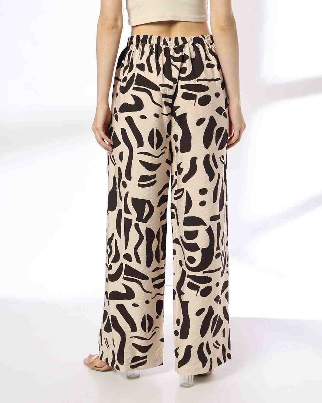 FIG | Women Printed Relaxed Fit Pants|2