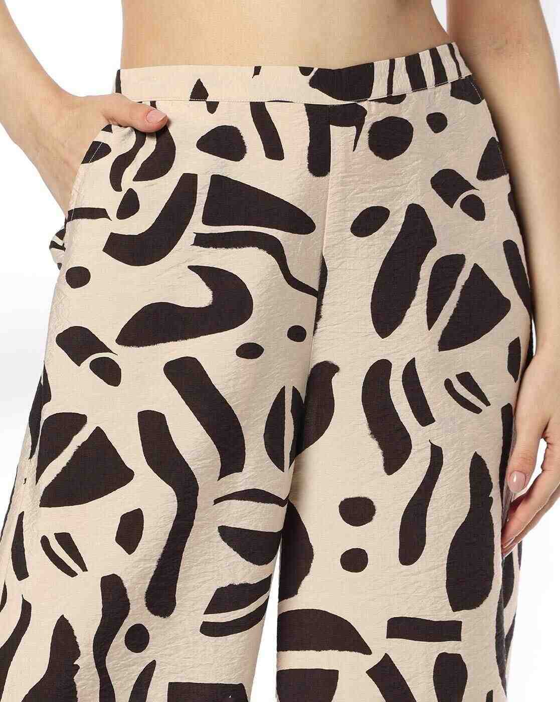 FIG | Women Printed Relaxed Fit Pants|3