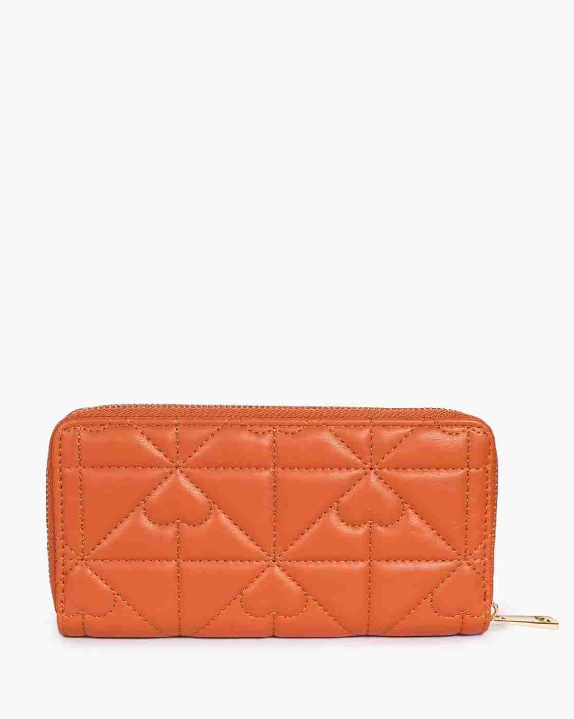 Women Quilted Zip-Around Wallet