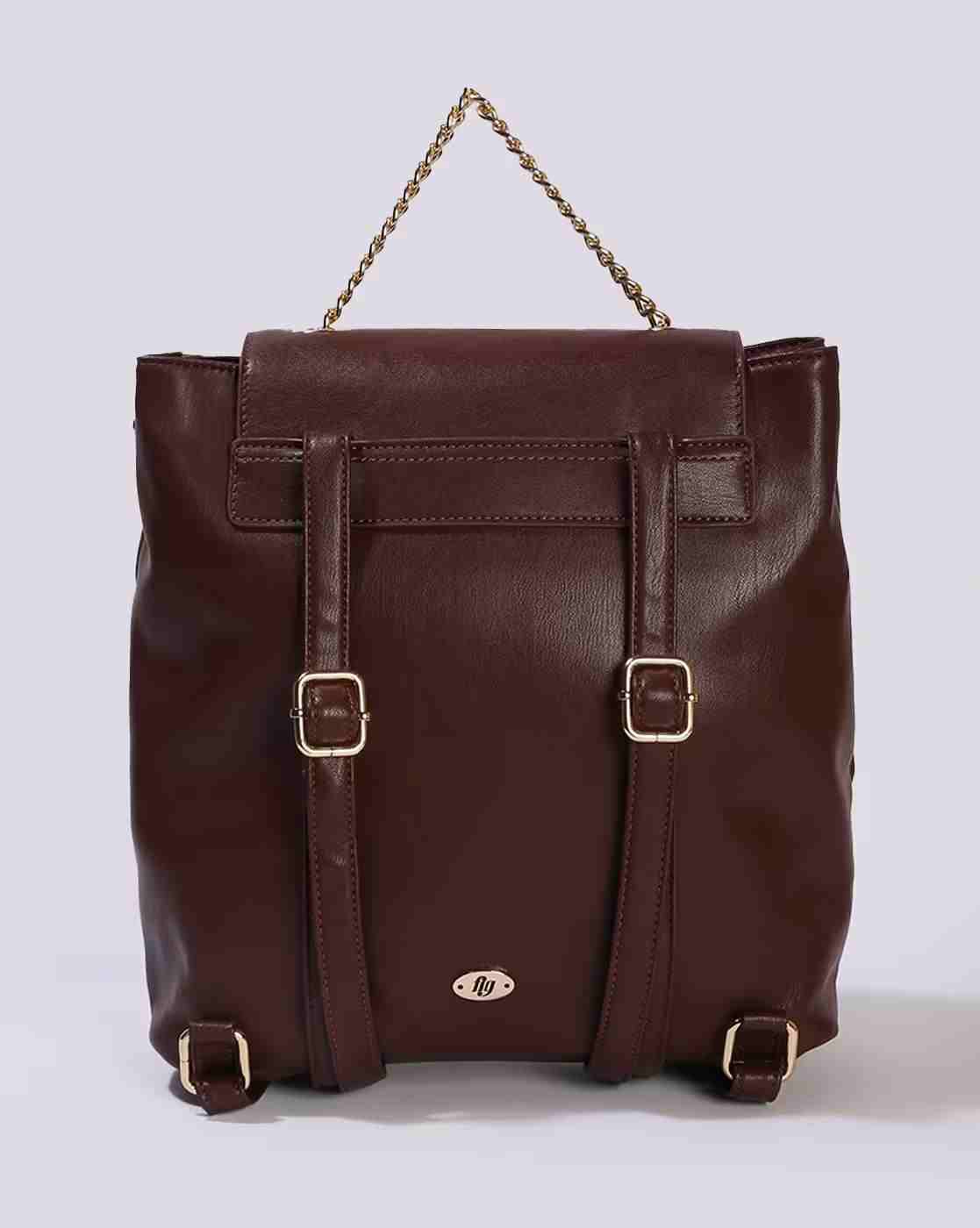 FIG | Women Quilted Backpack with Chain Strap|2