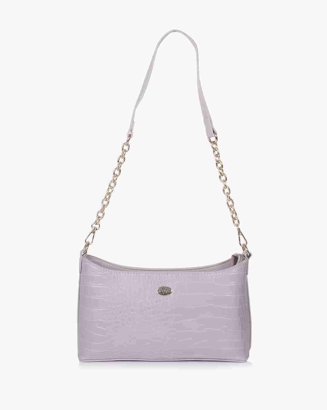 FIG | Women Croc-Embossed Sling Bag|0
