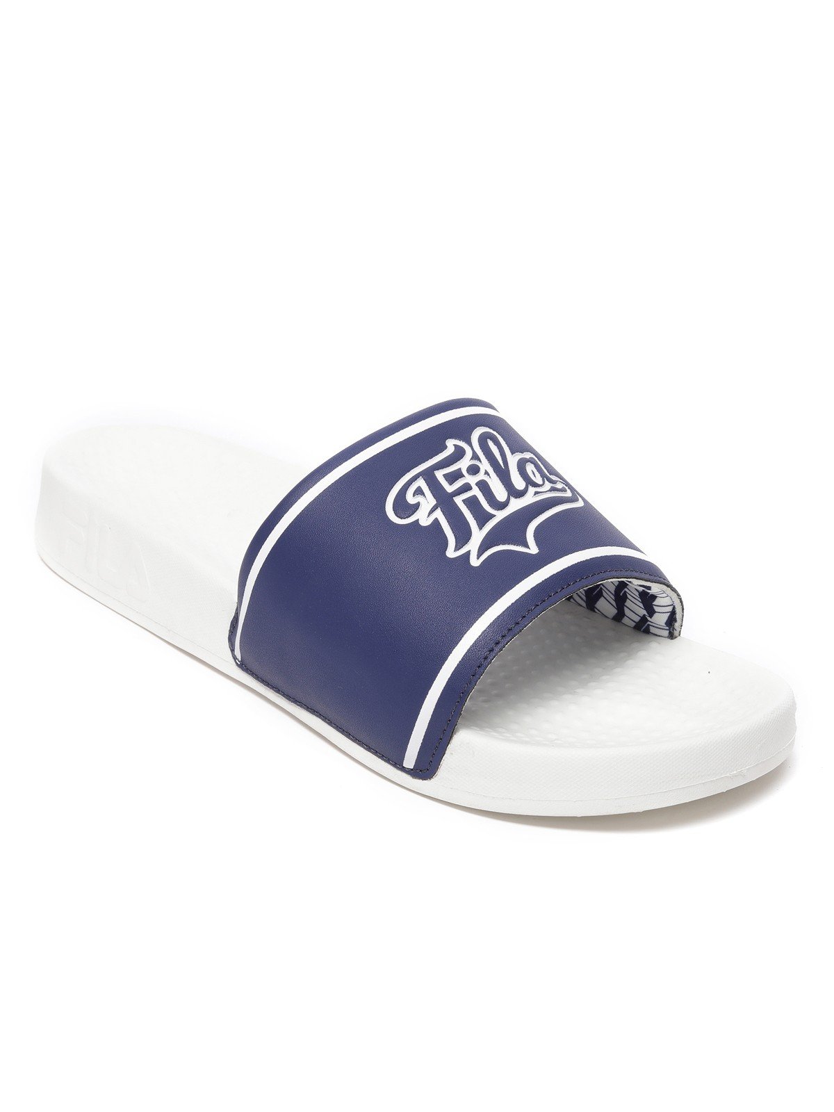 Fila Coperi White Navy Blue Slides For Men
