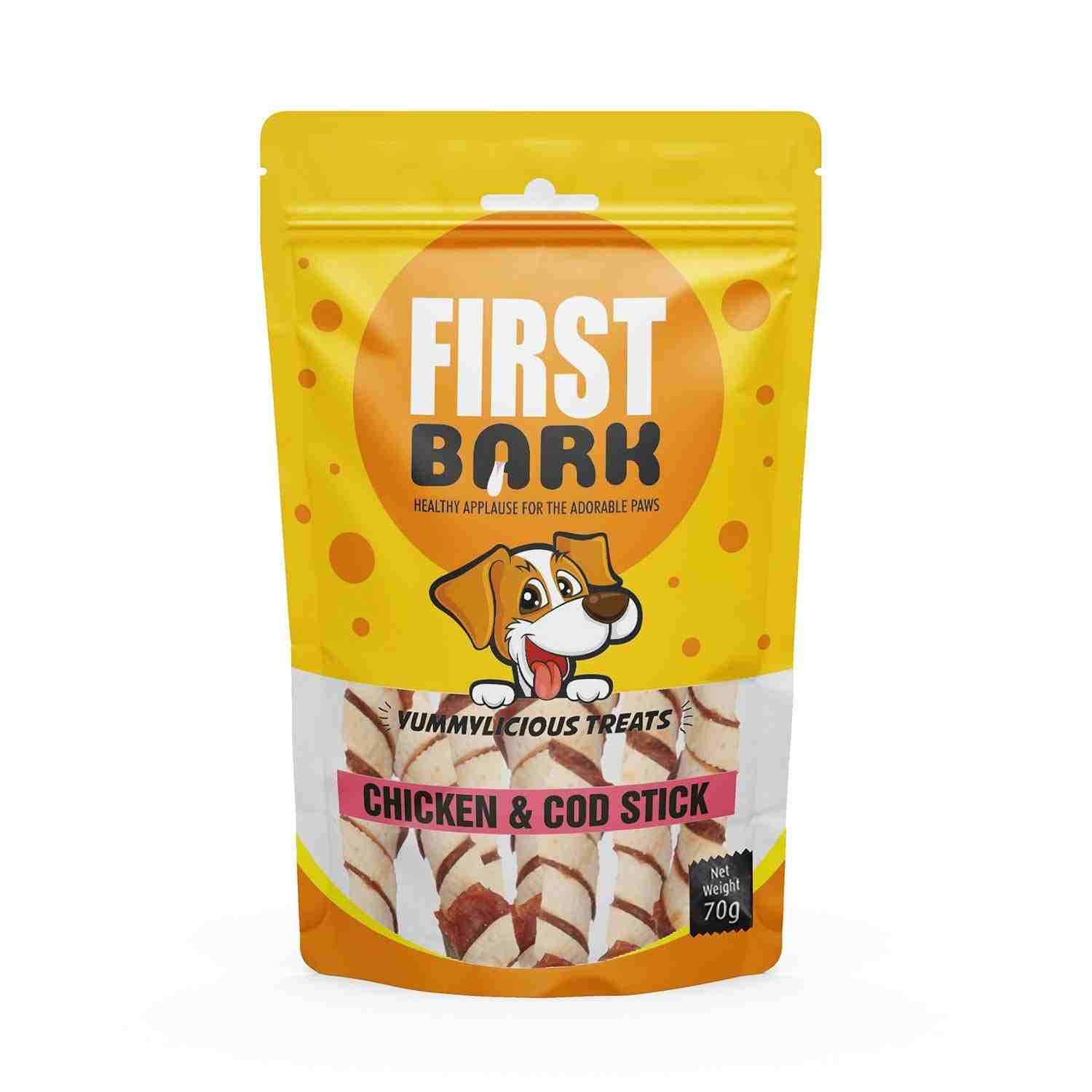 First Bark Chicken And COD Sticks Dog Treats