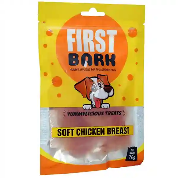 First Bark Soft Chicken Breast Dog Treats - 70 g