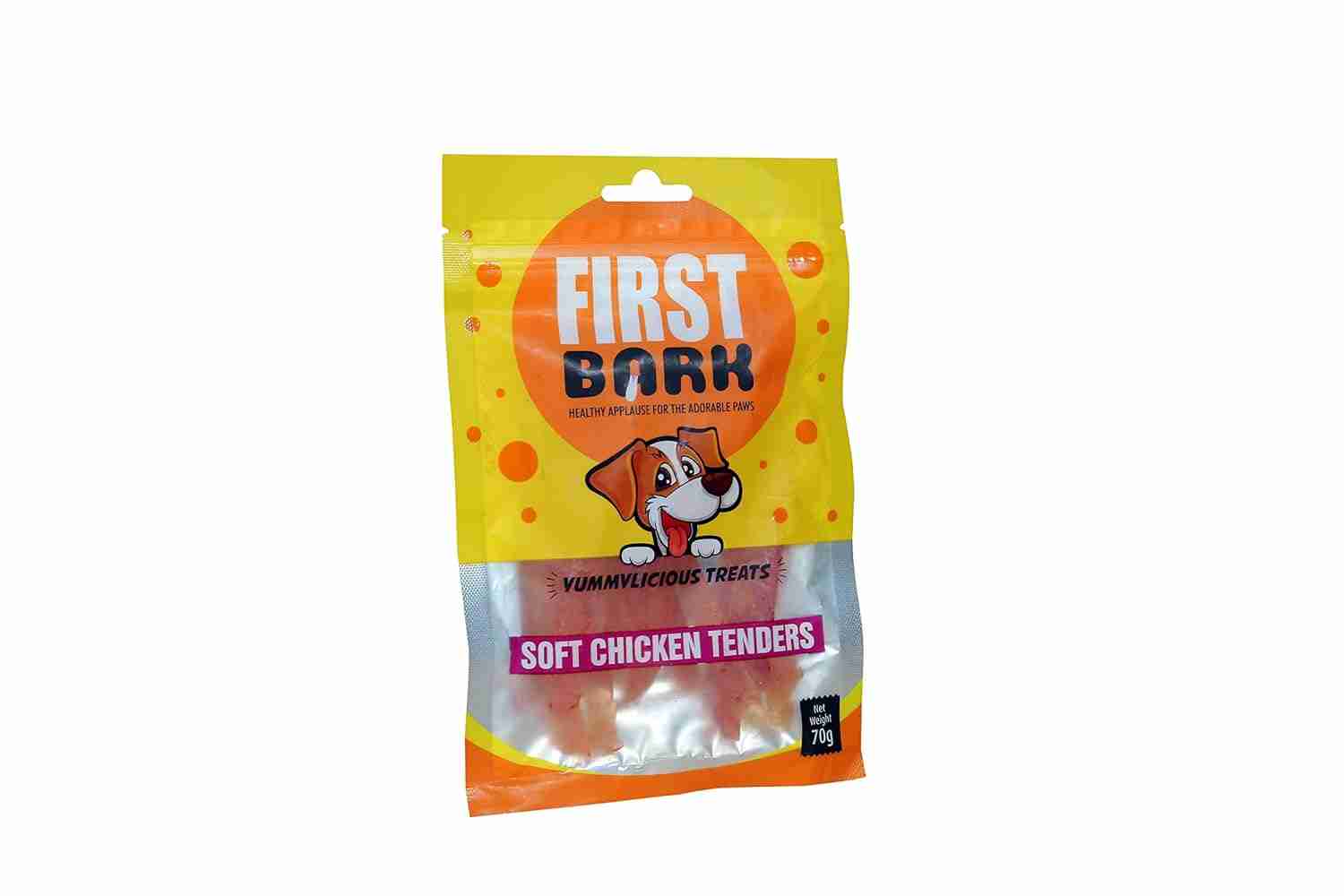 First Bark Soft Chicken Tenders Dog Treats 70g