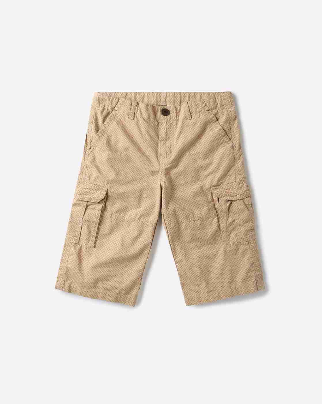 Micro Print Cargo Shorts