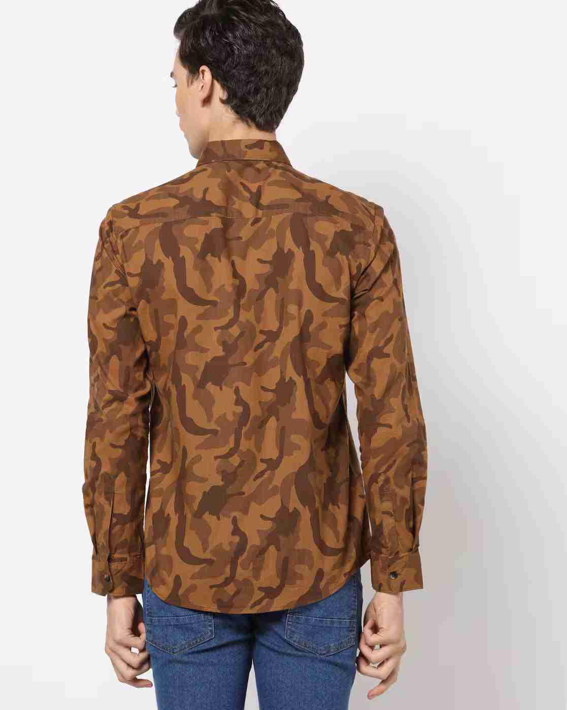 FIRST CLASS | Camouflage Print Shirt with Patch Pocket