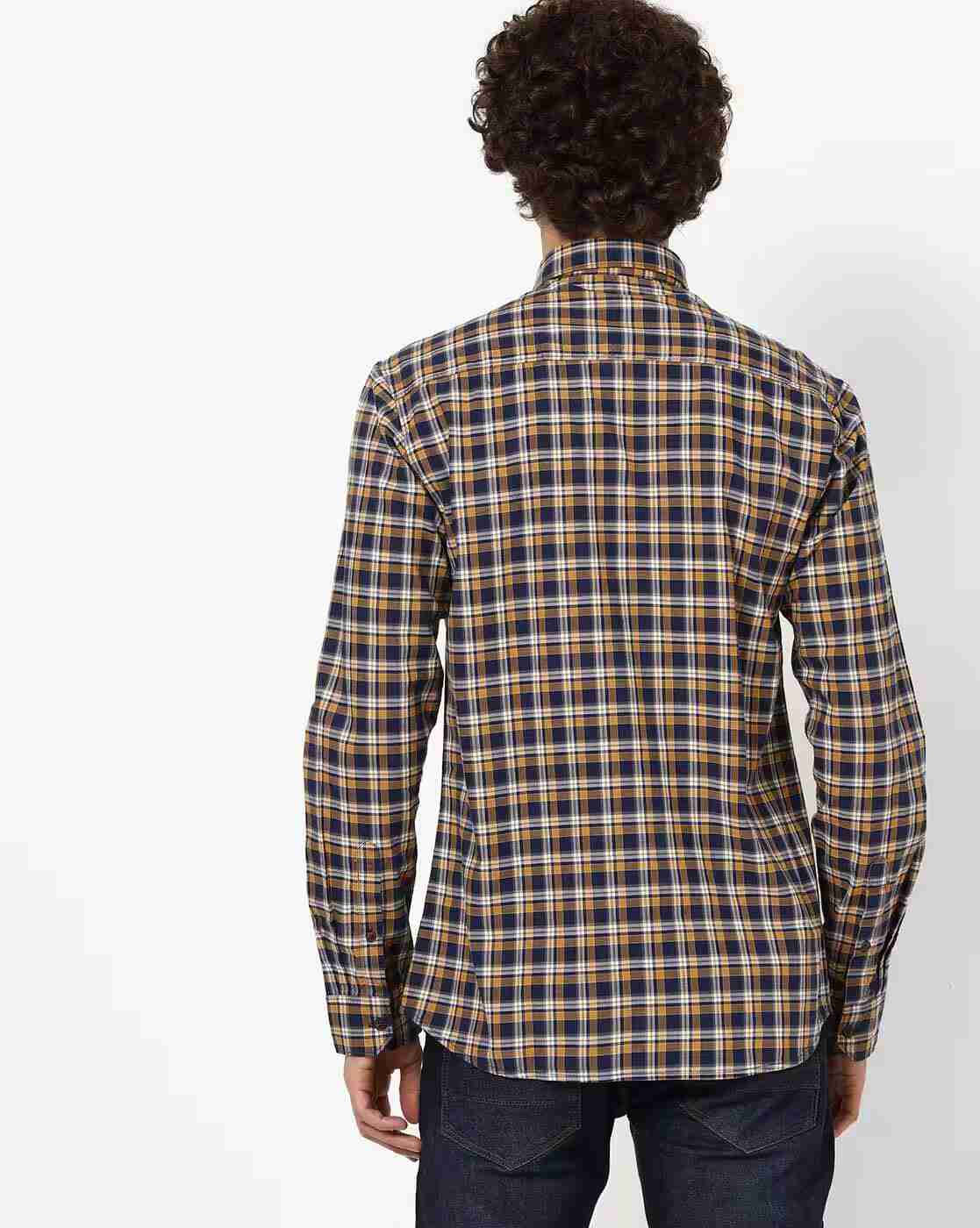 FIRST CLASS | Checked Shirt with Patch Pocket