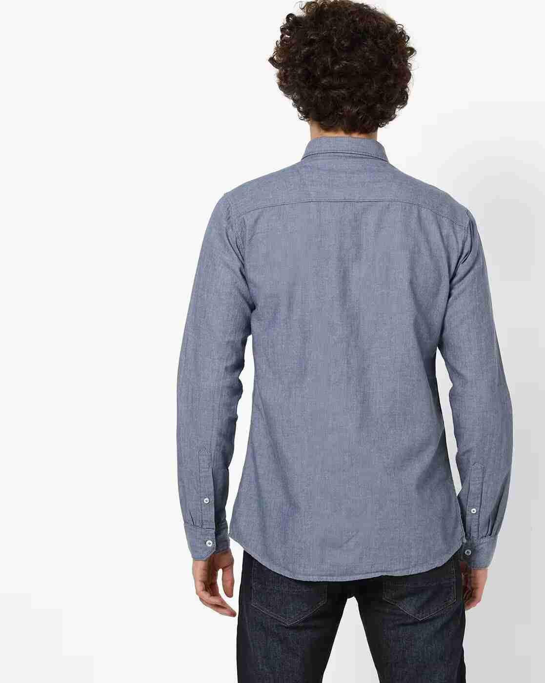 FIRST CLASS | Textured Shirt with Patch Pocket