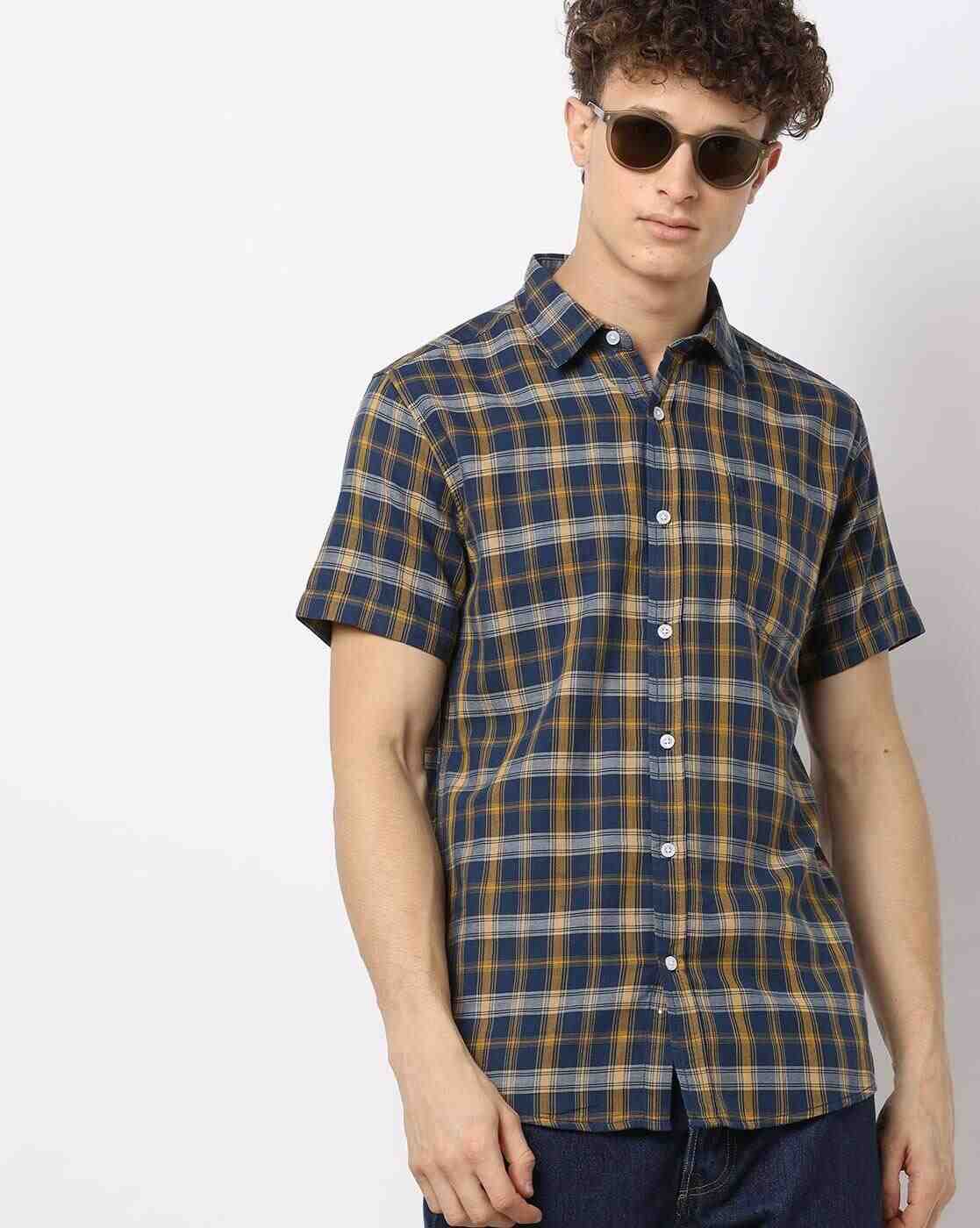 Checked Shirt with Patch Pocket