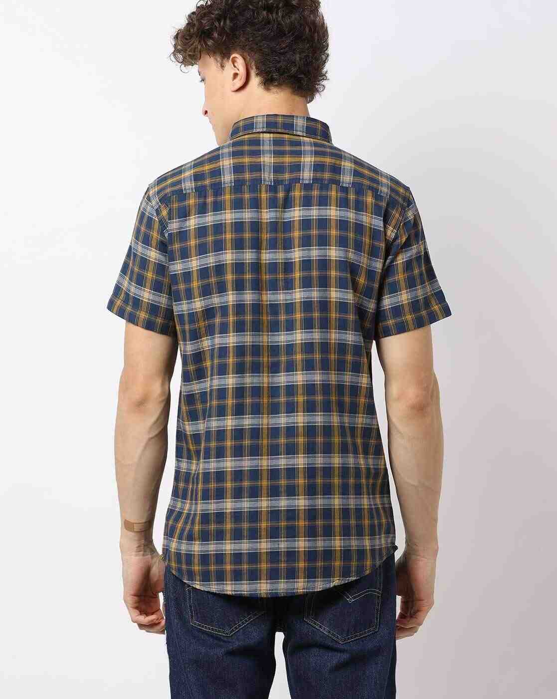 FIRST CLASS | Checked Shirt with Patch Pocket