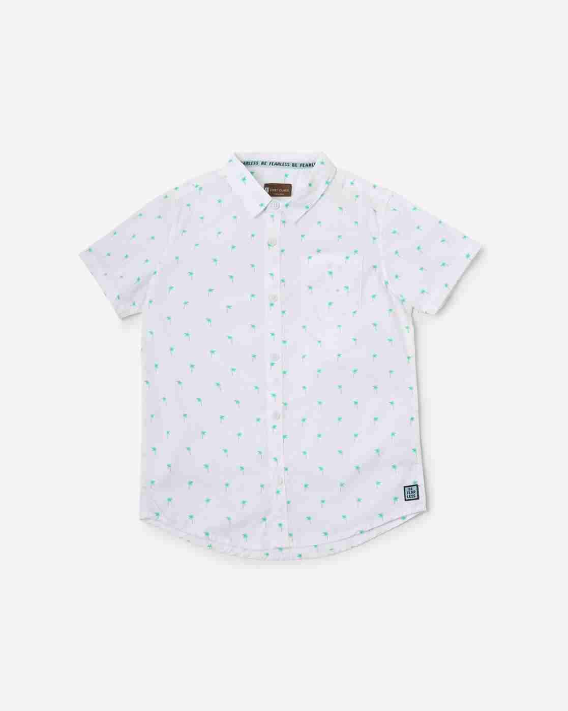 Printed Shirt with Patch Pocket