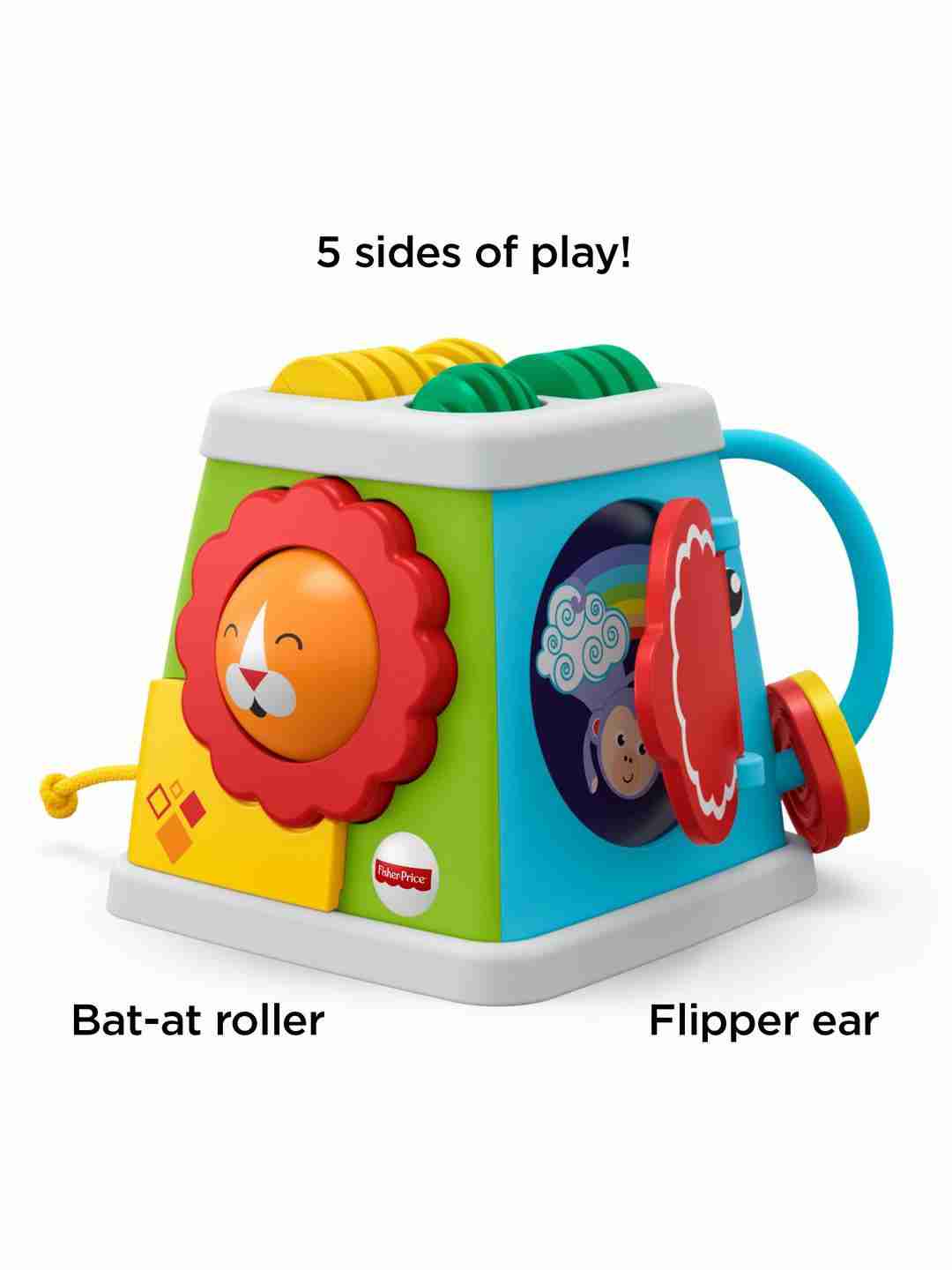 Fisher Price Press N Go Monster Truck- Green Early Learner Toys for Kids age 9M+ (Green)